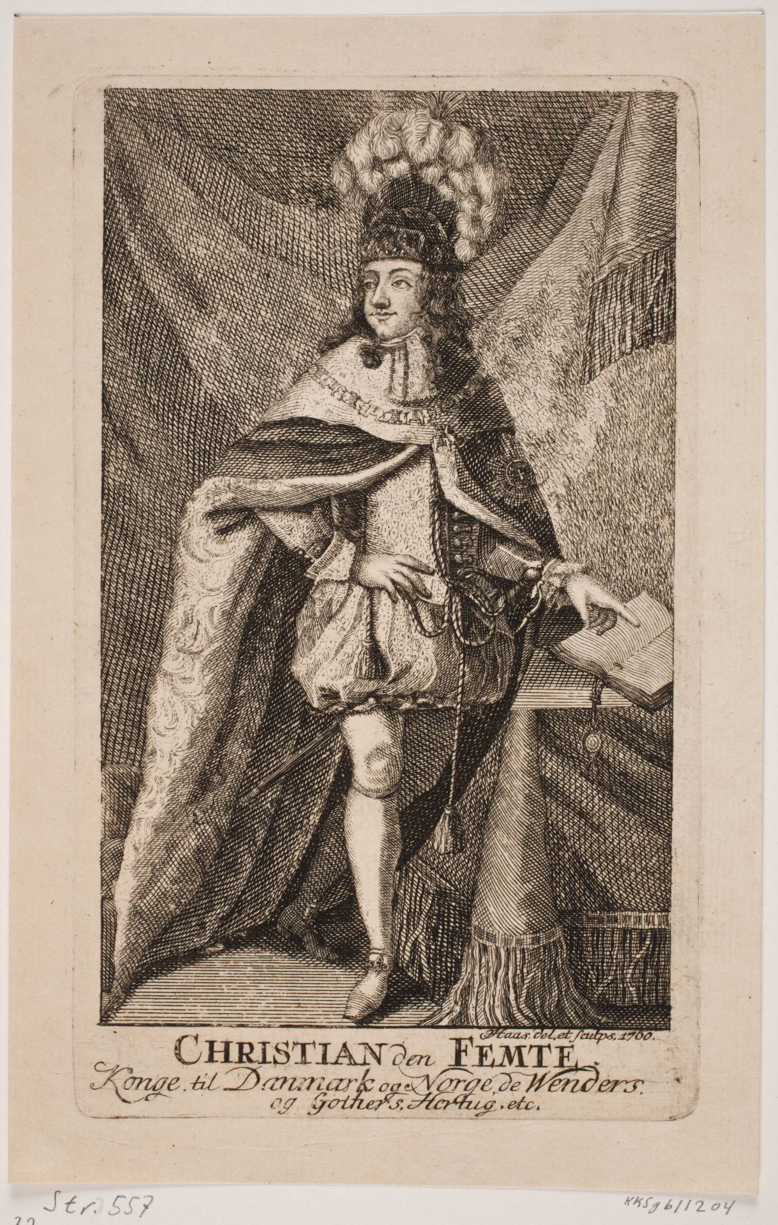 Christian V, Jonas Haas, 1760