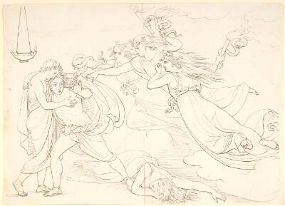Orestes forfulgt af erinyerne