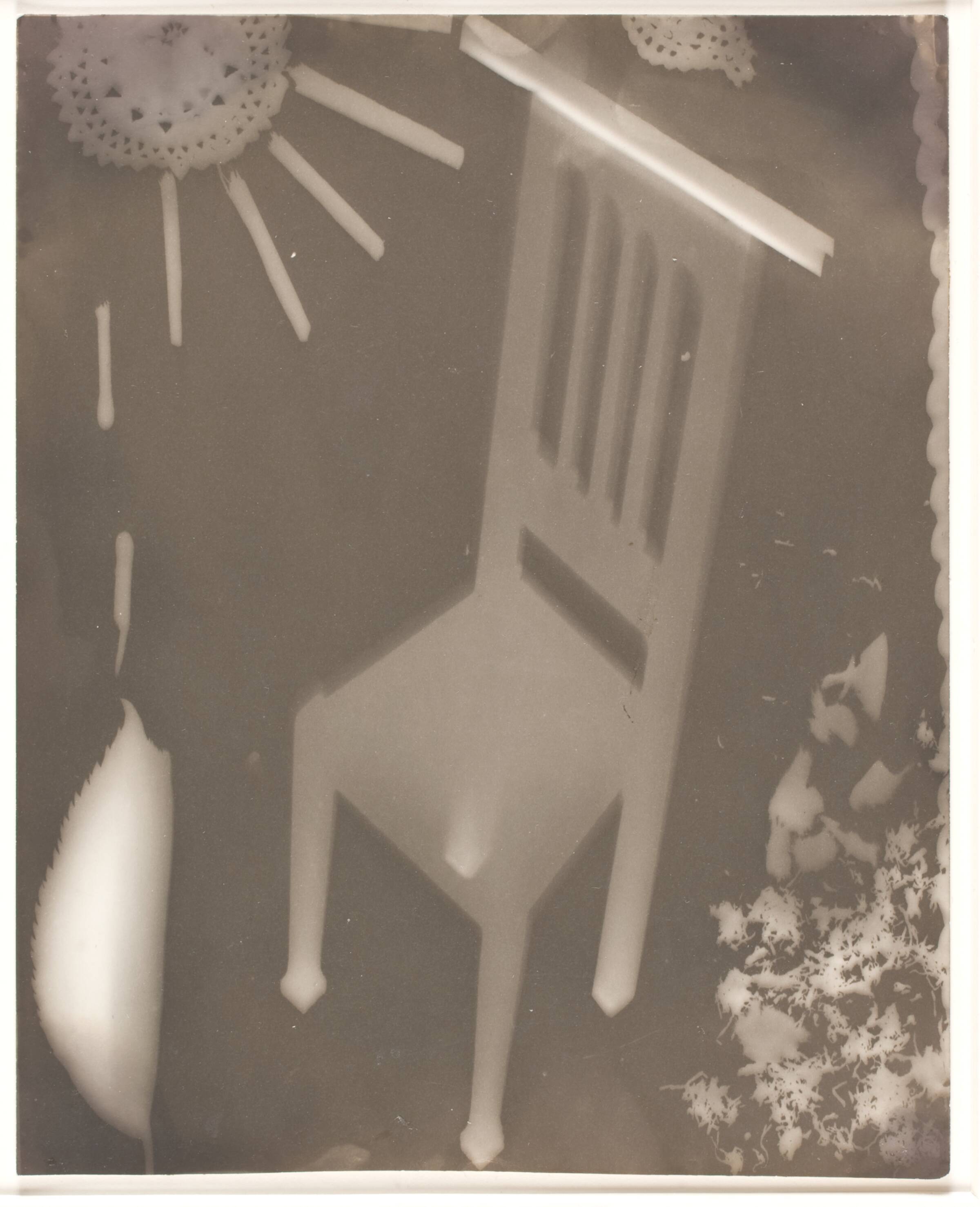 Fotogram med stol, Albert Mertz, 1947