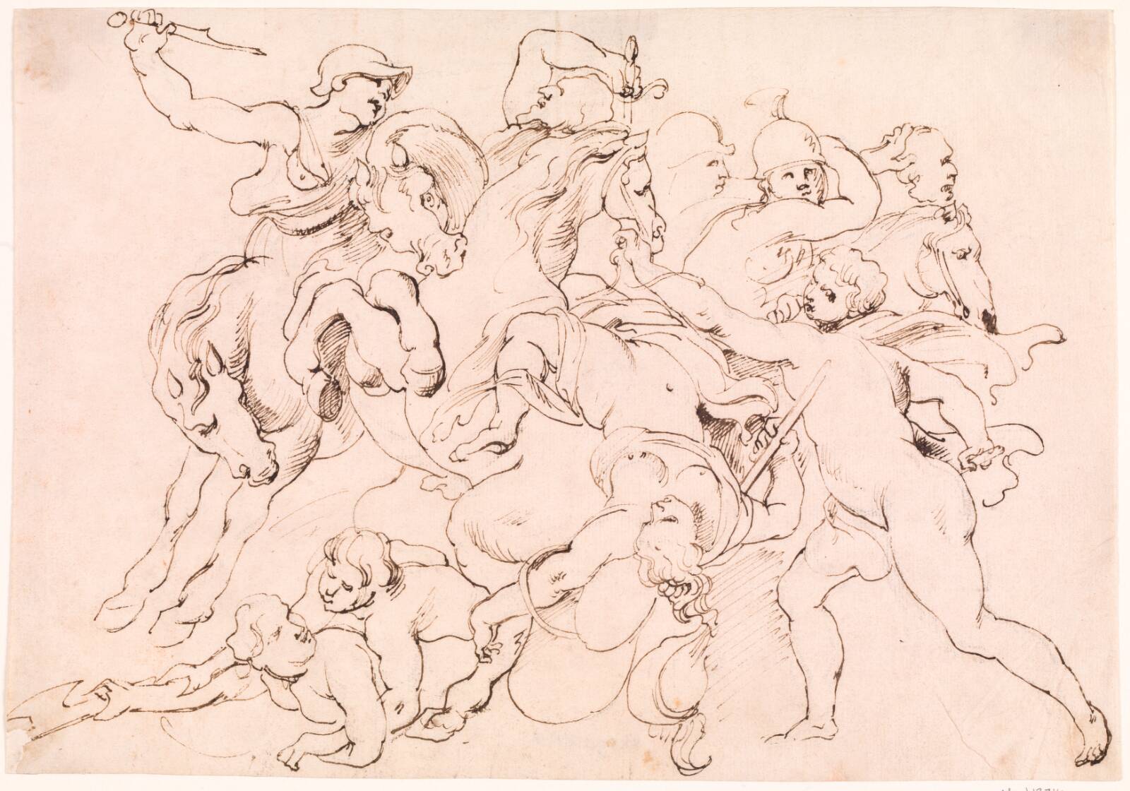 Amazonernes kamp, Willem Panneels, 1628-1630