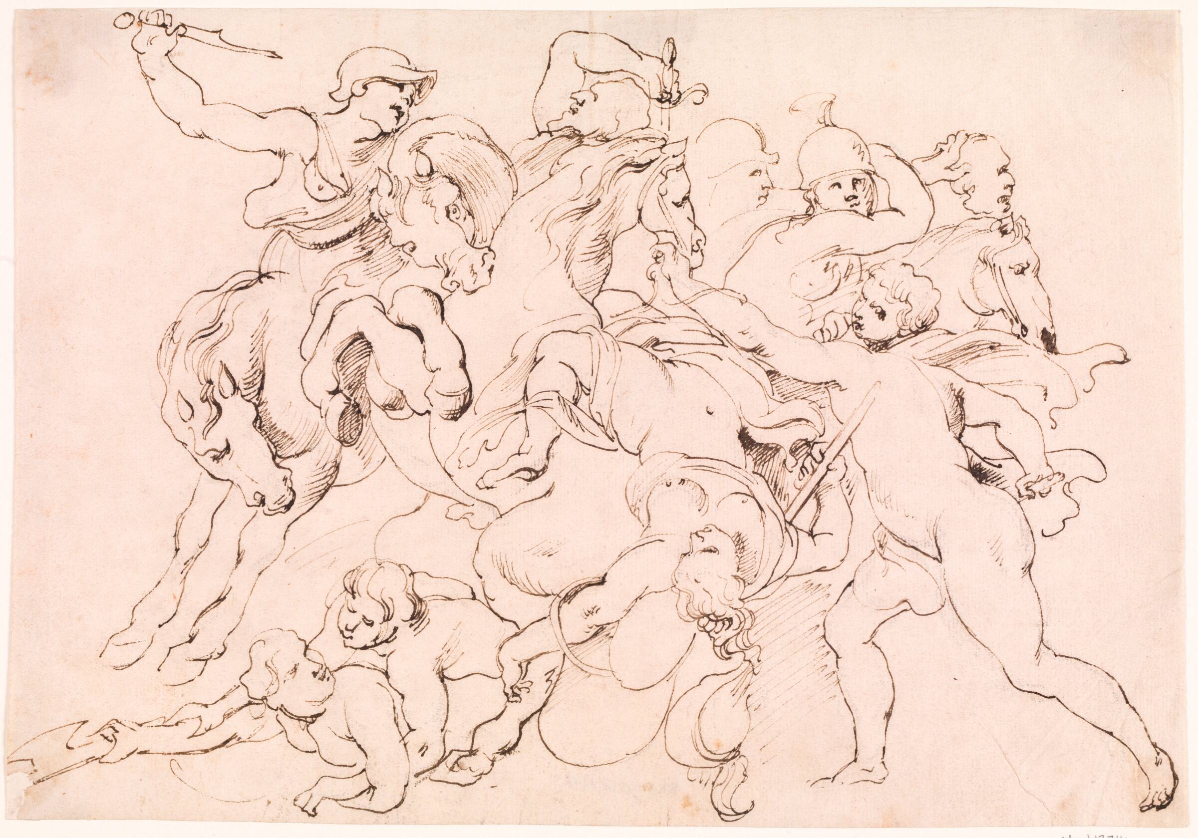Amazonernes kamp, Willem Panneels, 1628-1630
