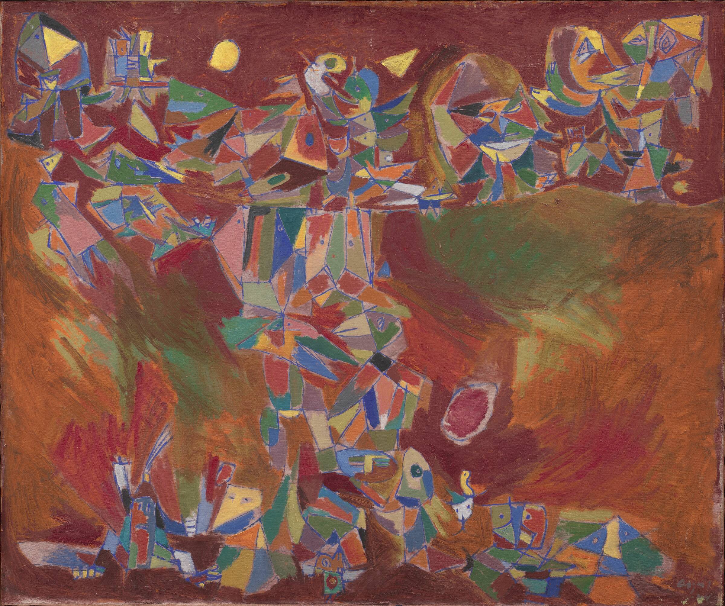 Røde syner, Asger Jorn, 1944