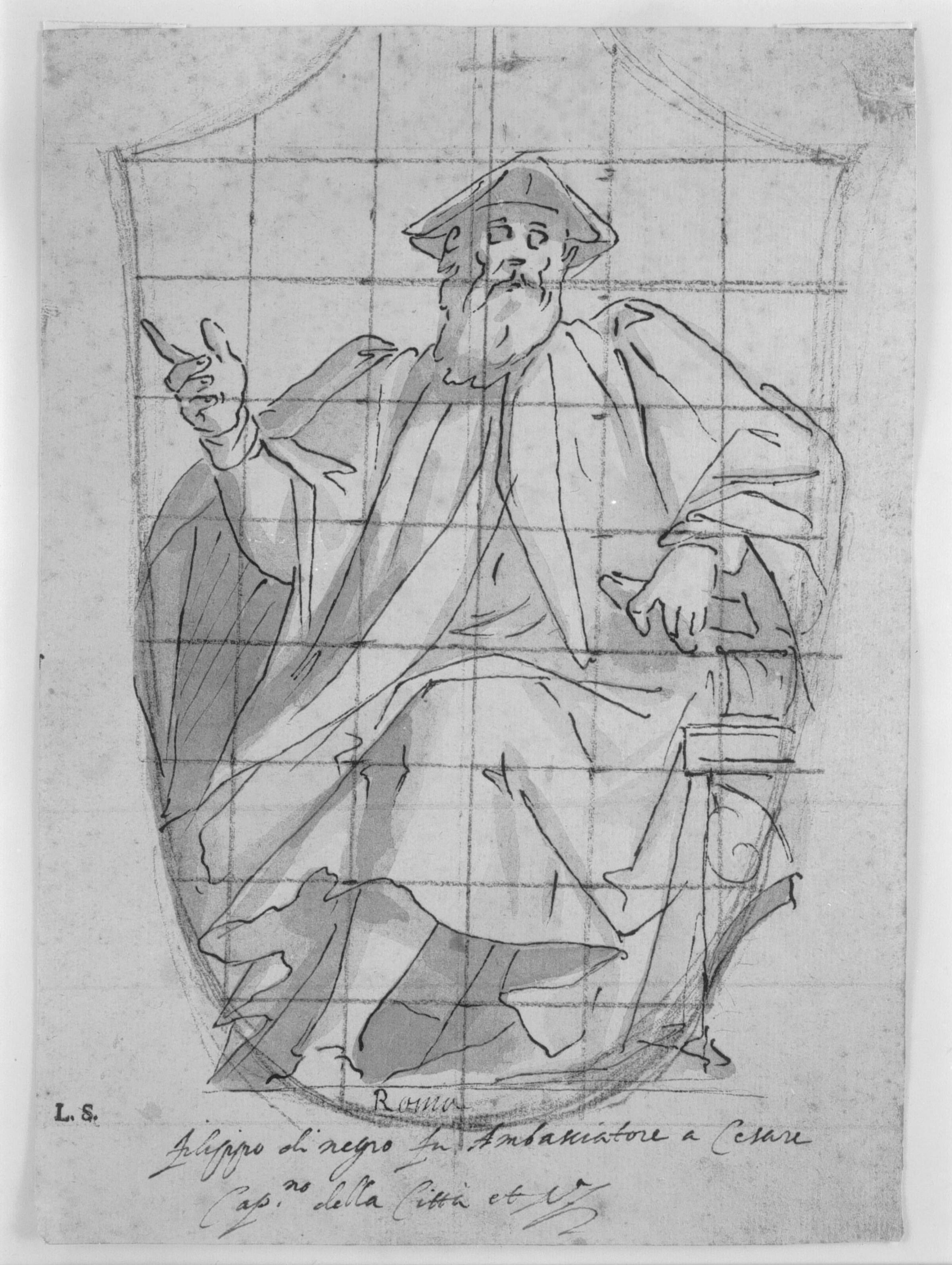 Filippo di Negro, ambassadør til kejseren, Lazzaro Tavarone, 1556-1641