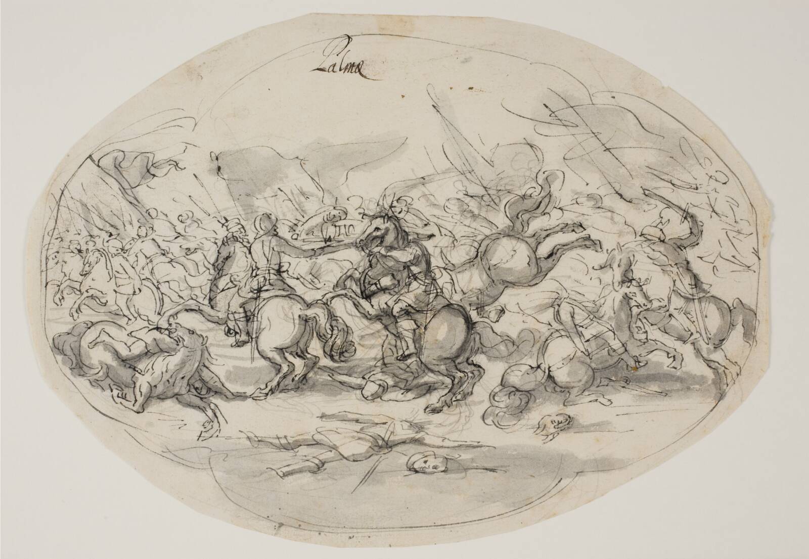 Ryttere i kamp, Ubekendt, 1598-1601