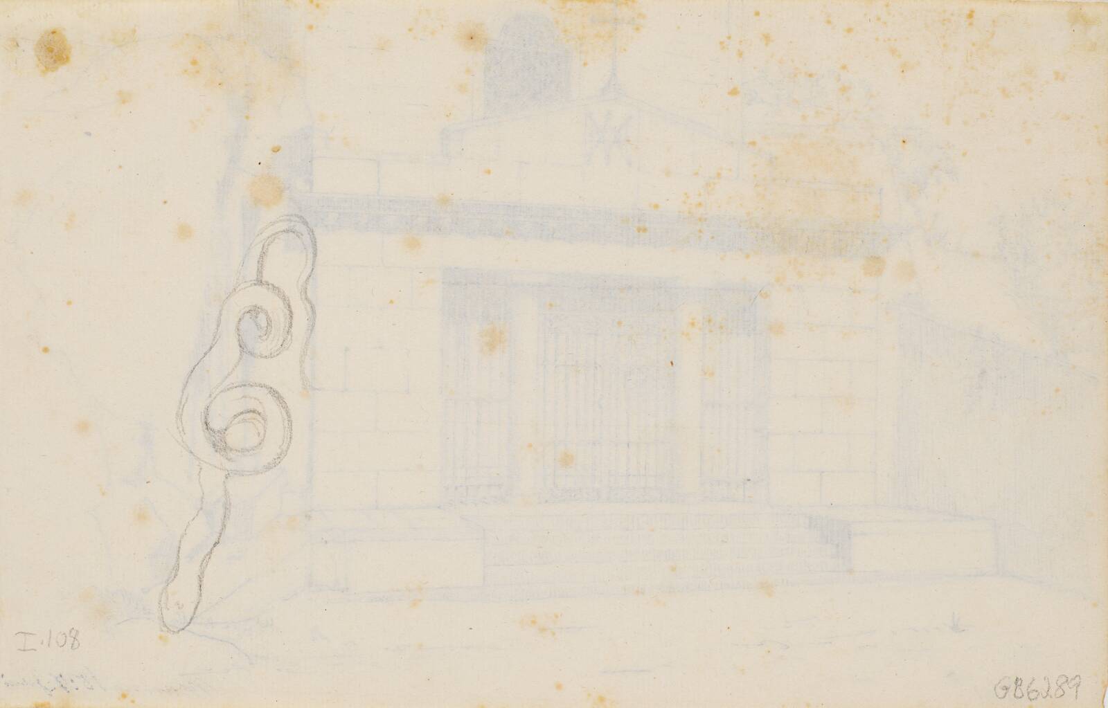 Snoet slange, Wilhelm Marstrand, 1837