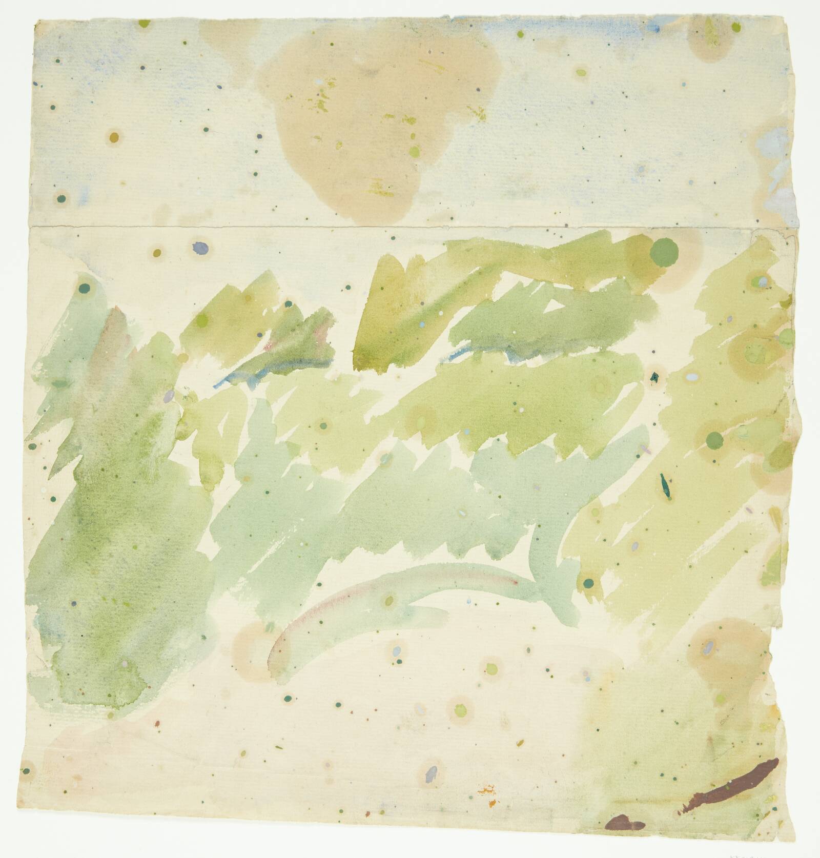 Landskabsstudie, Edvard Weie, 1928-1932