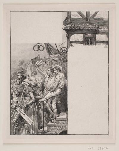 Illustration til H.C. Andersen: "Kejserens nye klæder"