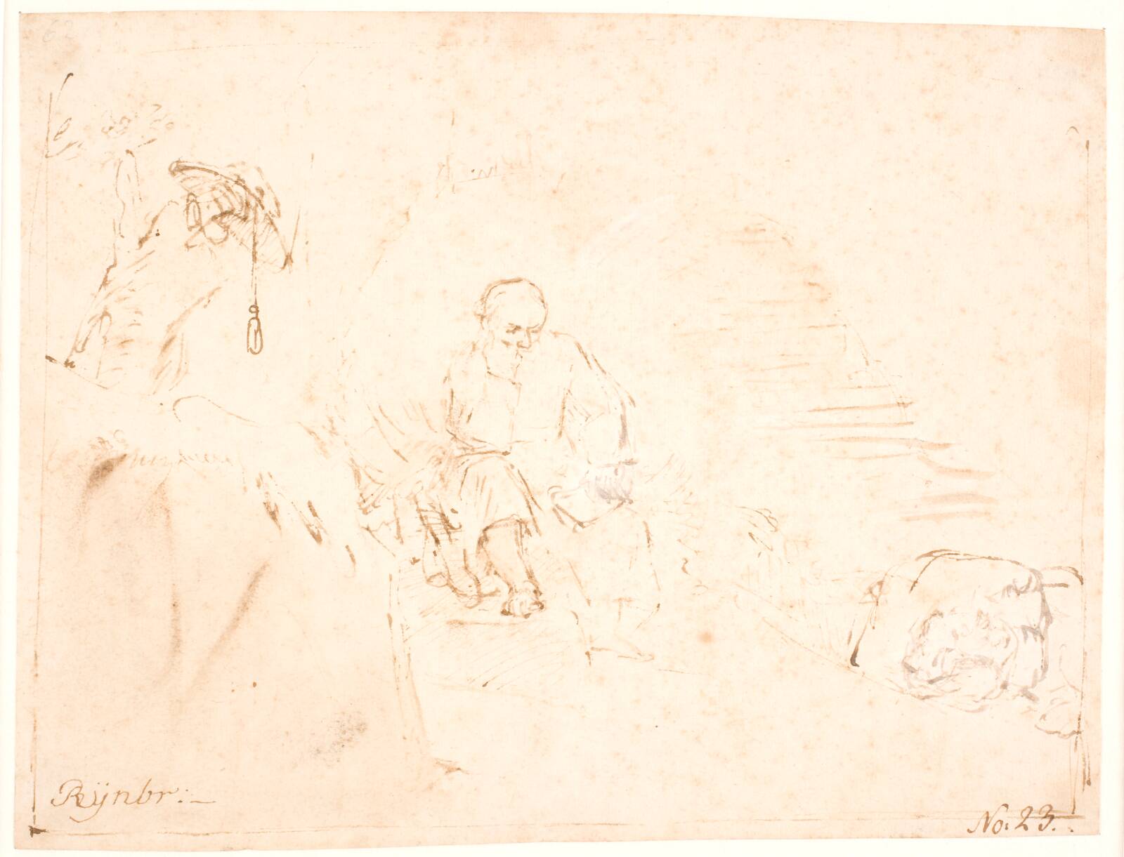 Den hellige Hieronymus, Rembrandt van Rijn, 1652-1651