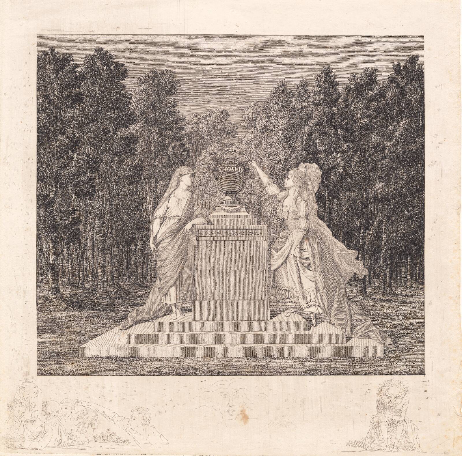 Ewalds minde, J.F. Clemens, 1783-1784