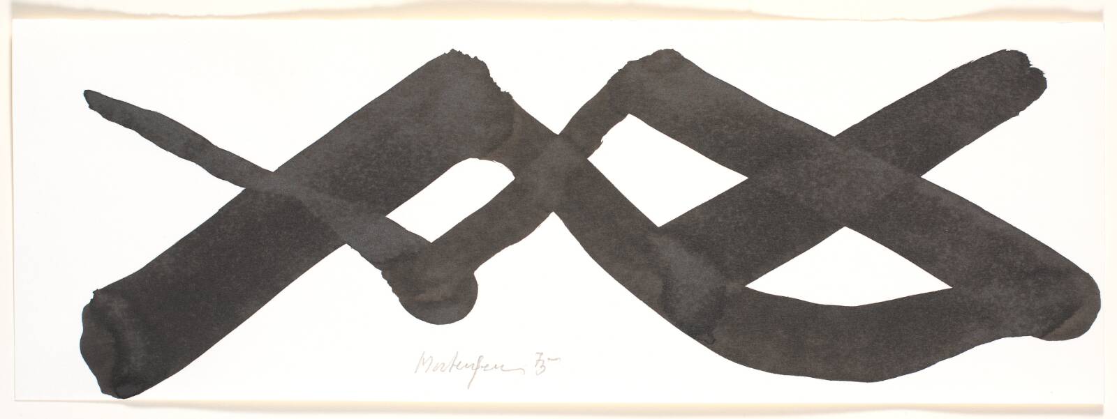 Uden titel, Richard Mortensen, 1975