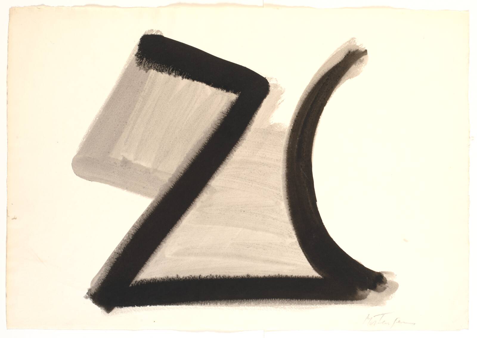 Uden titel, Richard Mortensen, 1947-1950