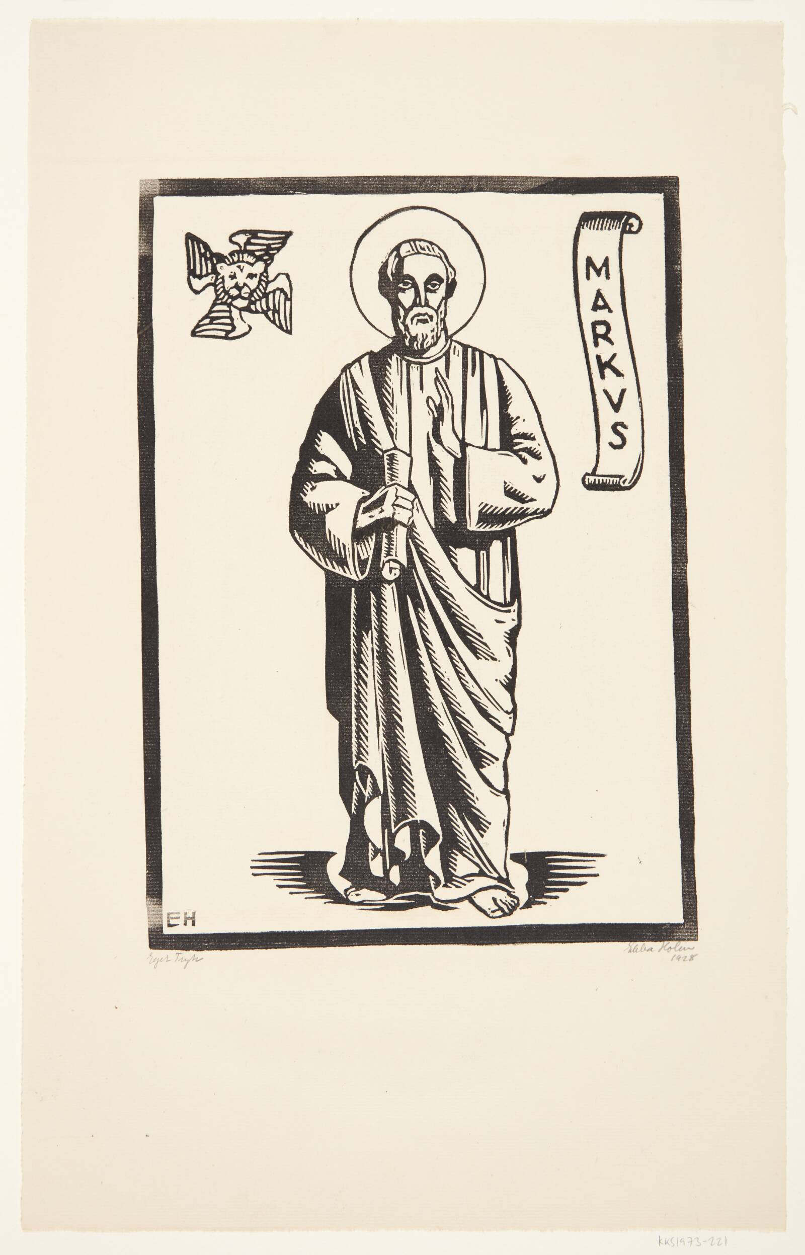 Evangelisten Markus, Ebba Holm, 1928