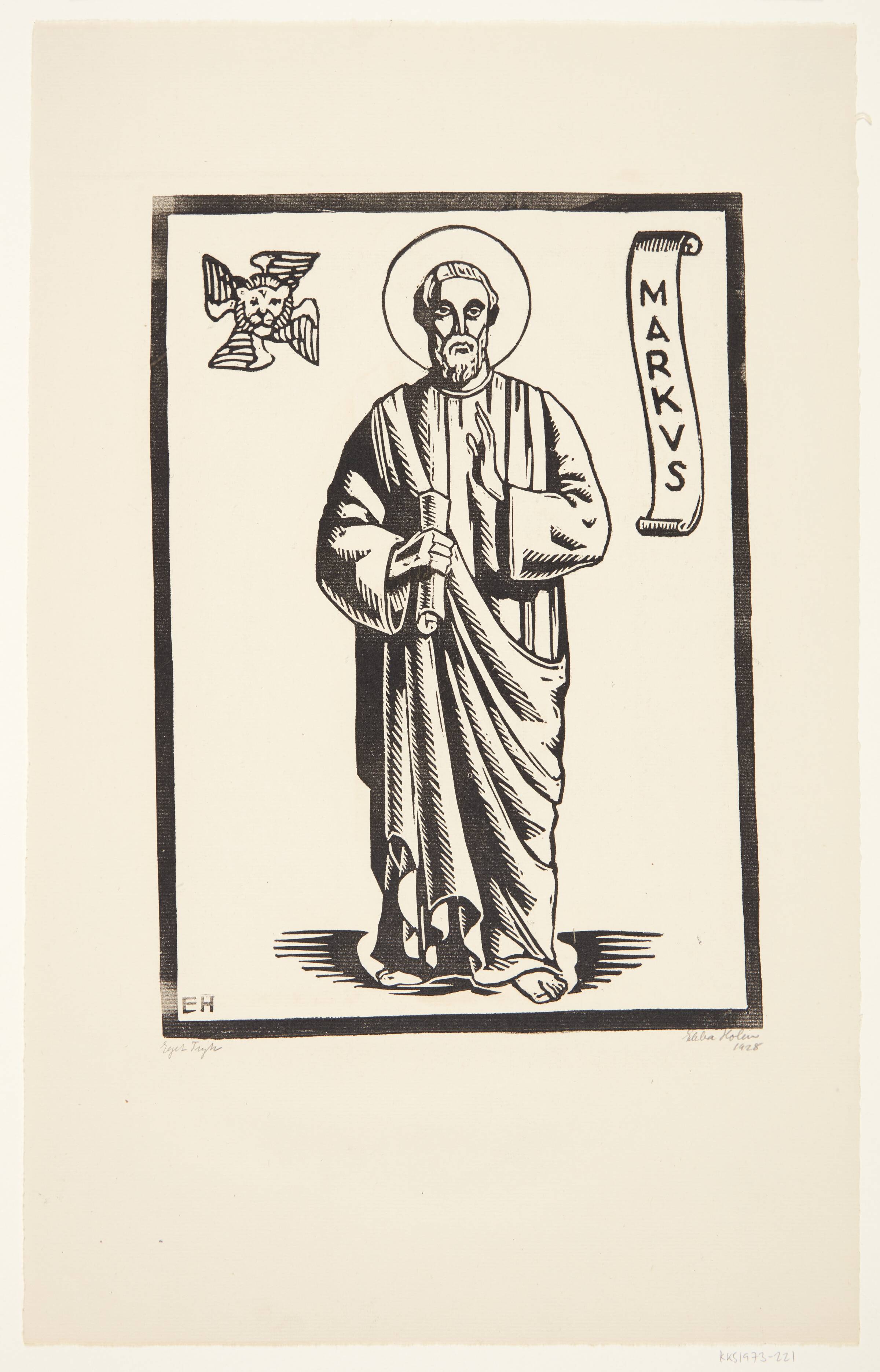 Evangelisten Markus, Ebba Holm, 1928