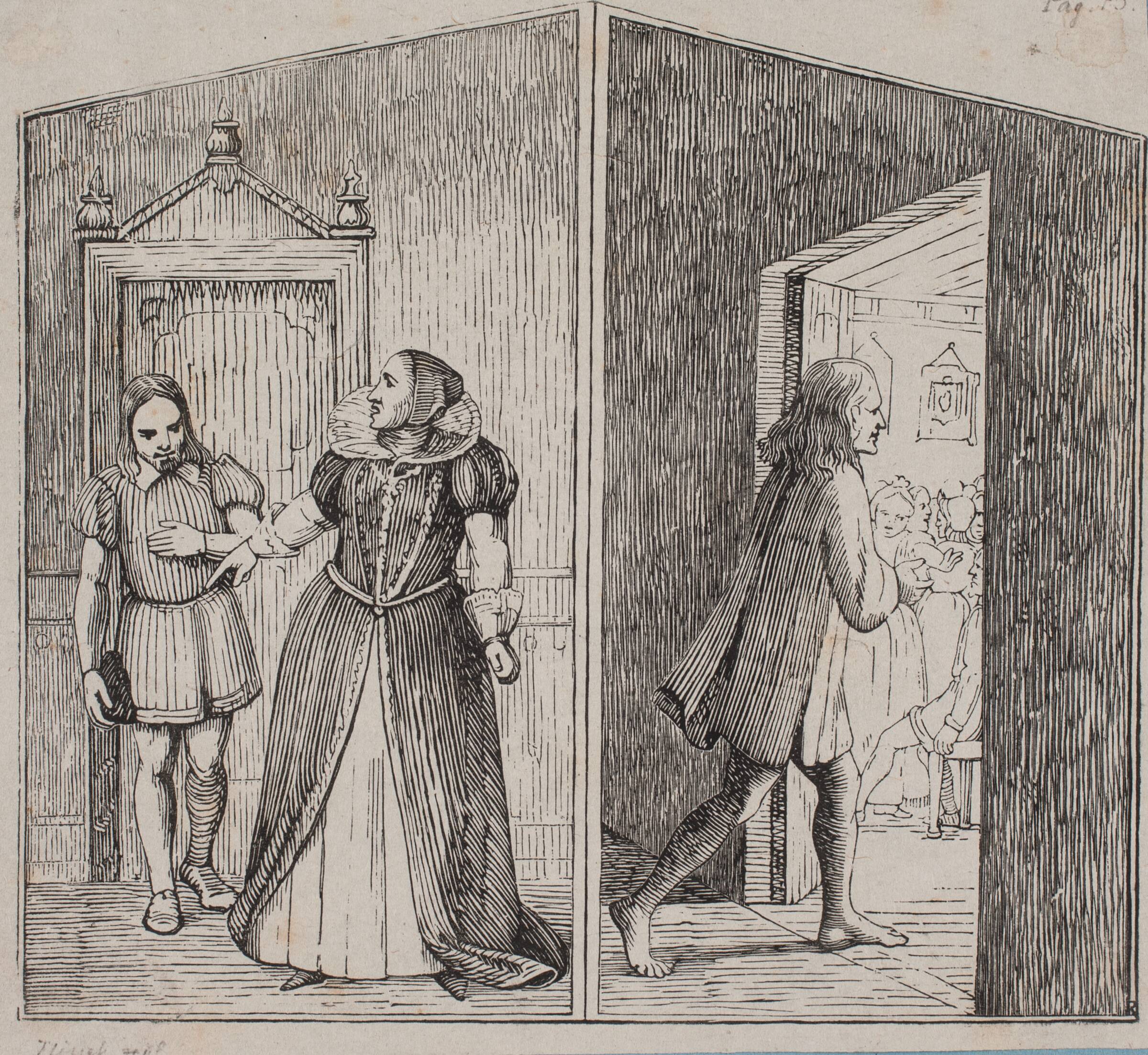 Uglspil som tjener, Andreas Flinch, 1843