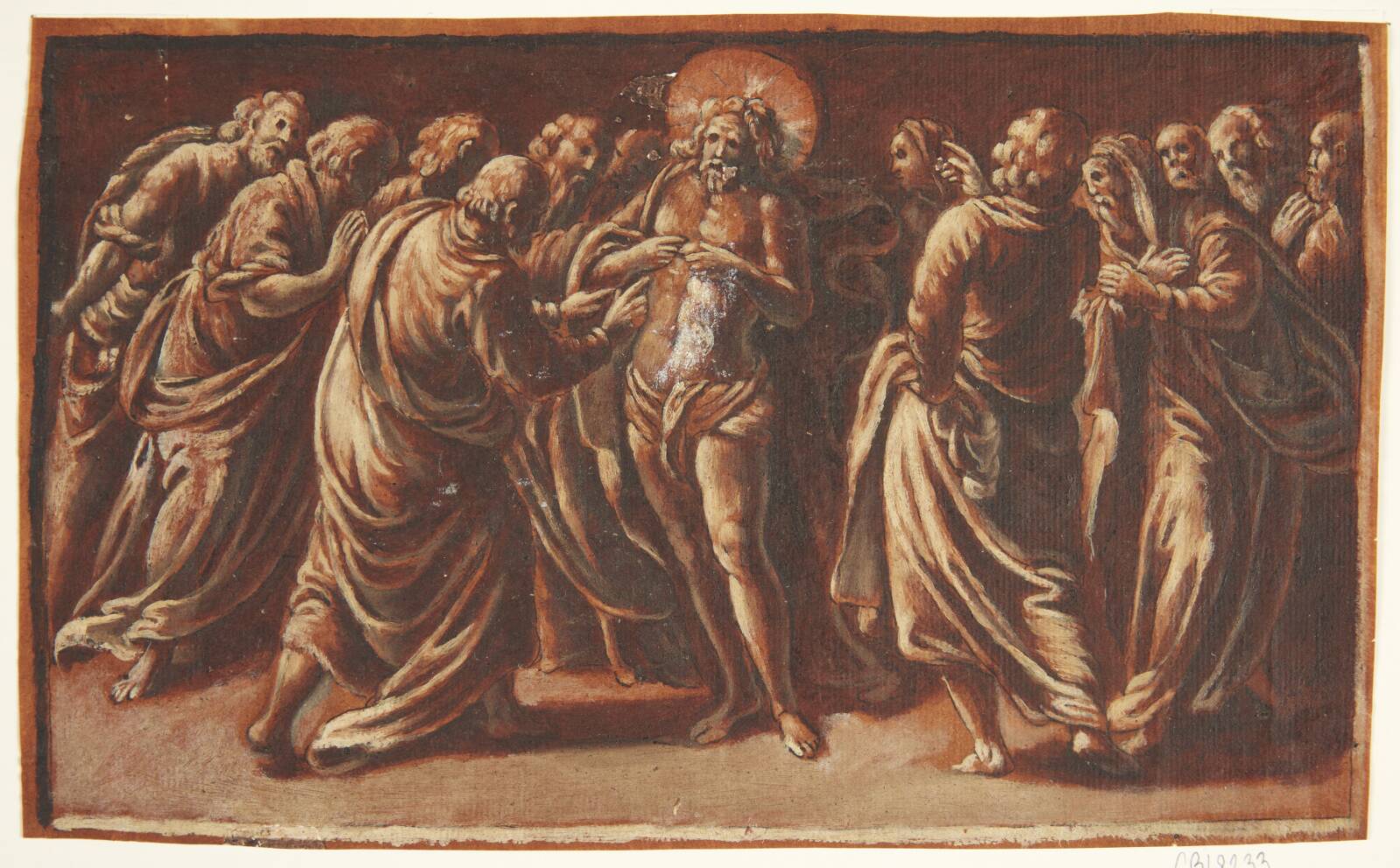Jesus viser sig for apostelene, Hans Leu, 1460-1507