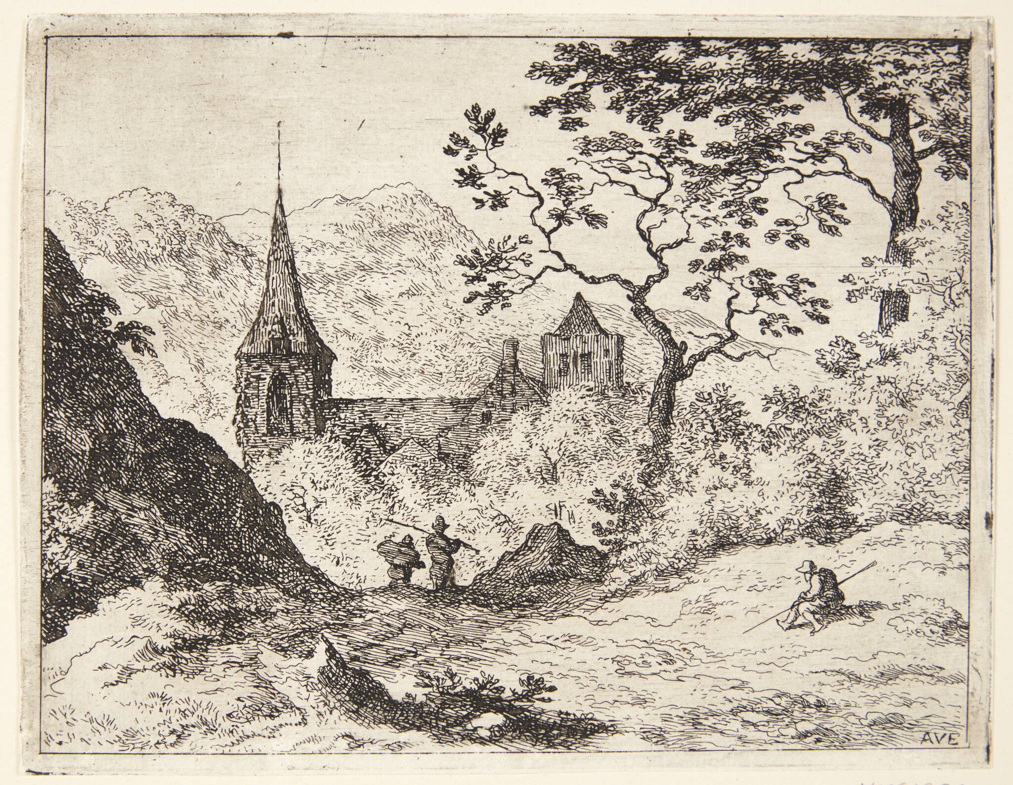 En kirke i en dal