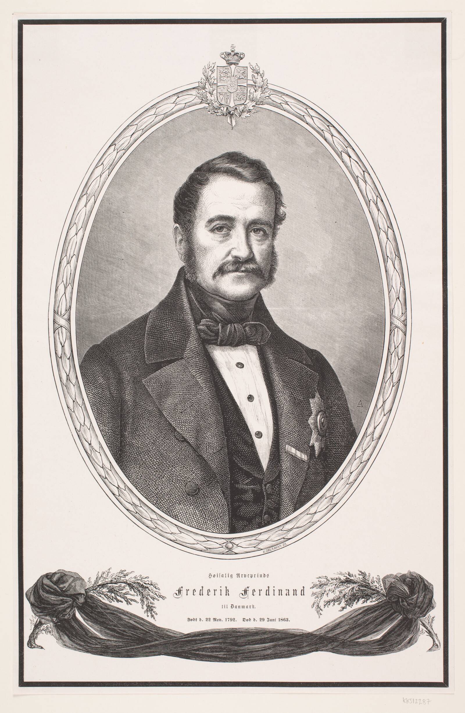 Arveprins Ferdinand, Franz Wilhelm Obermann, 1830-1896