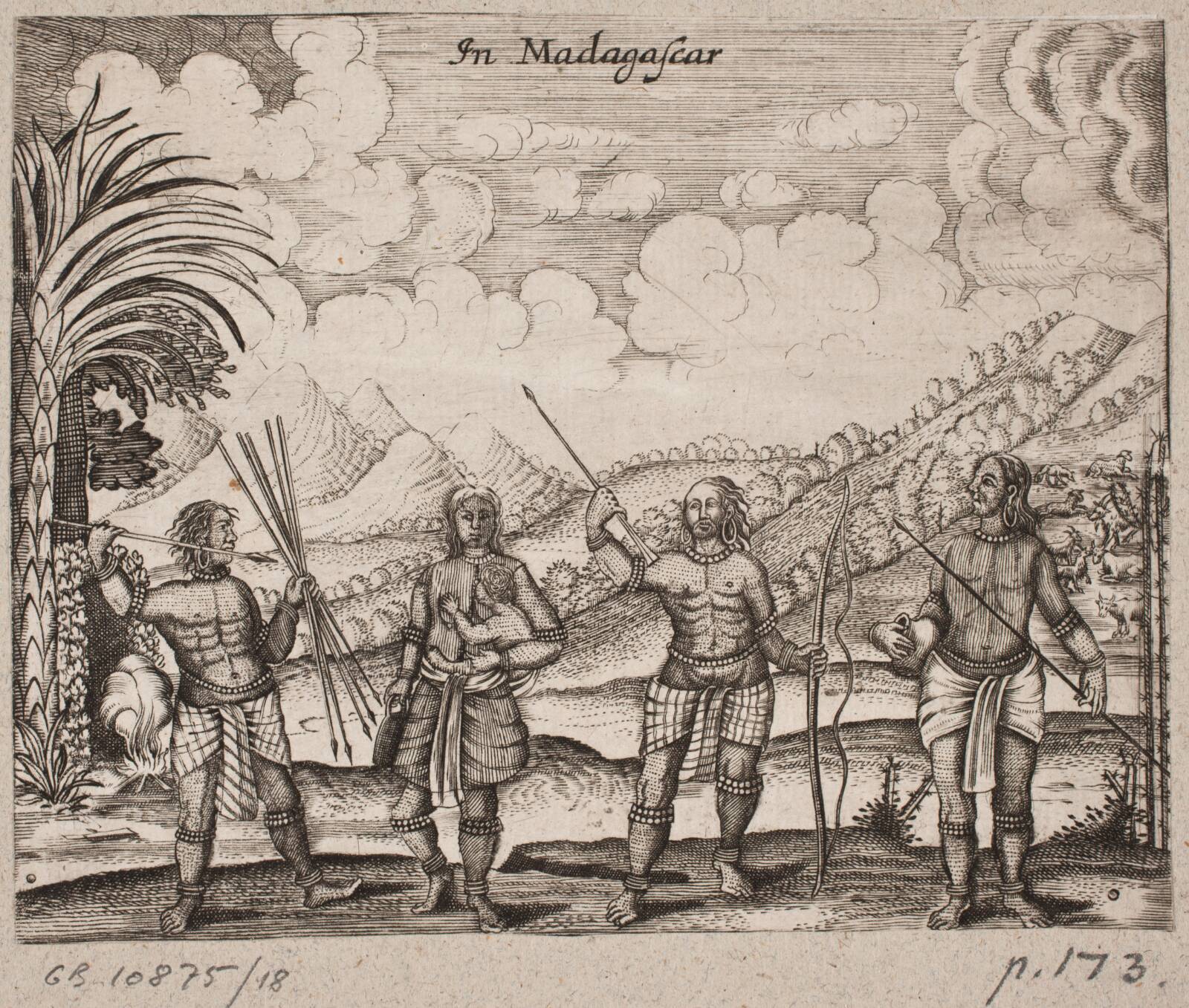 Indfødte på Madaskar, Ubekendt, 1668