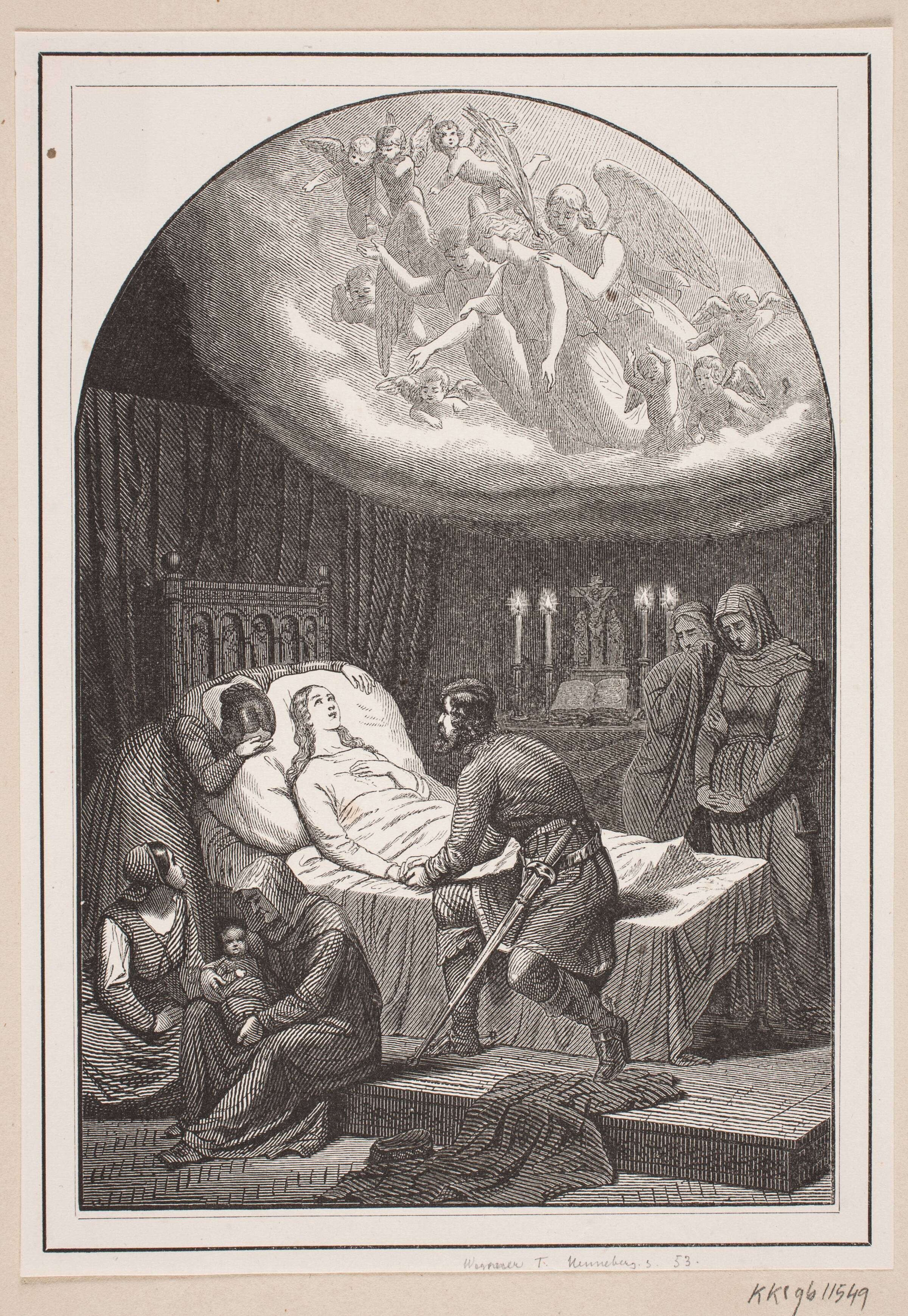 Illustration til Fabricius' Danmarks historie, H.C. Henneberg, 1853