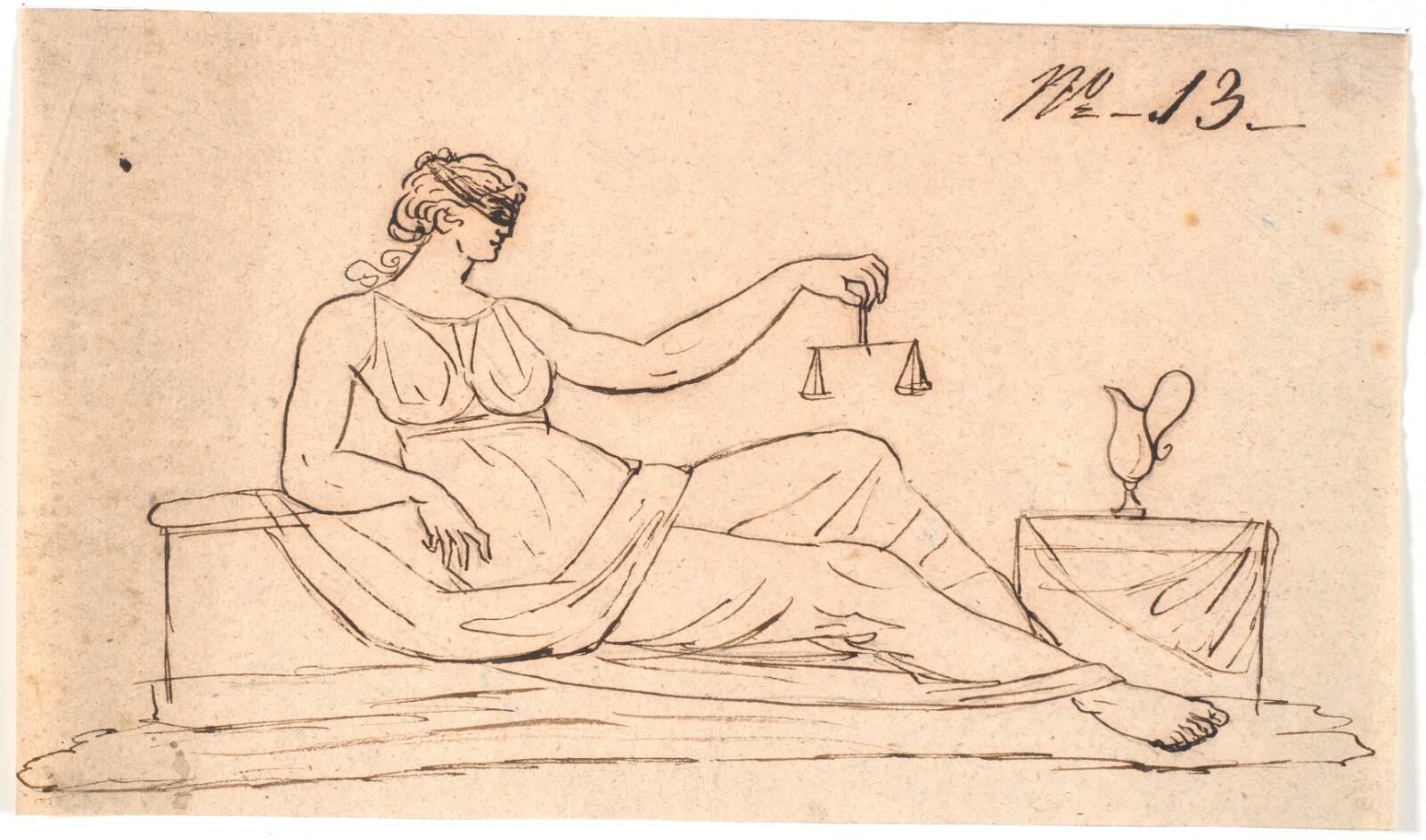 Justitia, Nicolai Abildgaard, 1743-1809