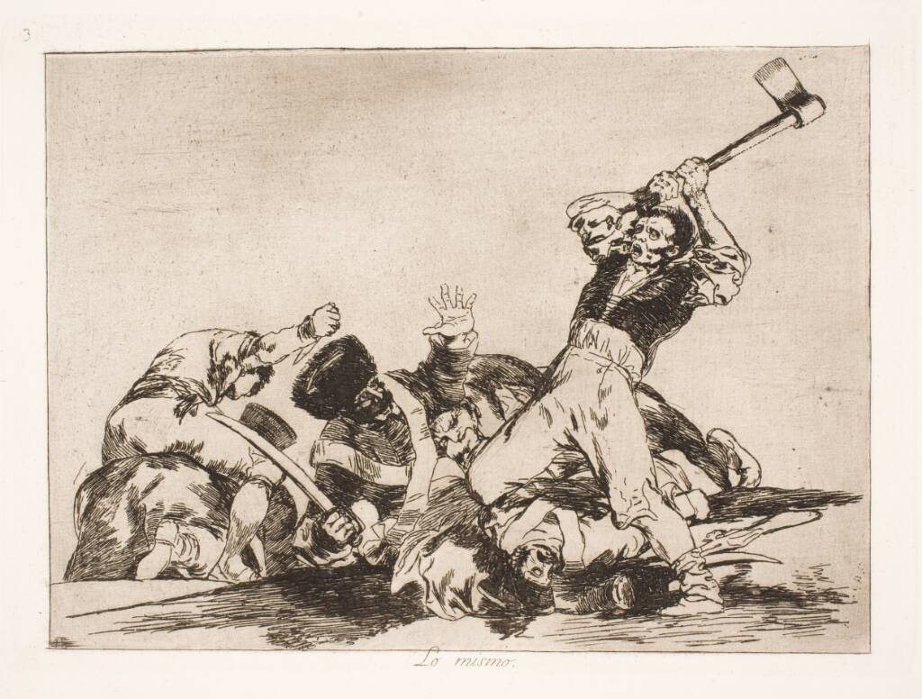 Det samme (3), Francisco de Goya, 1810-1820