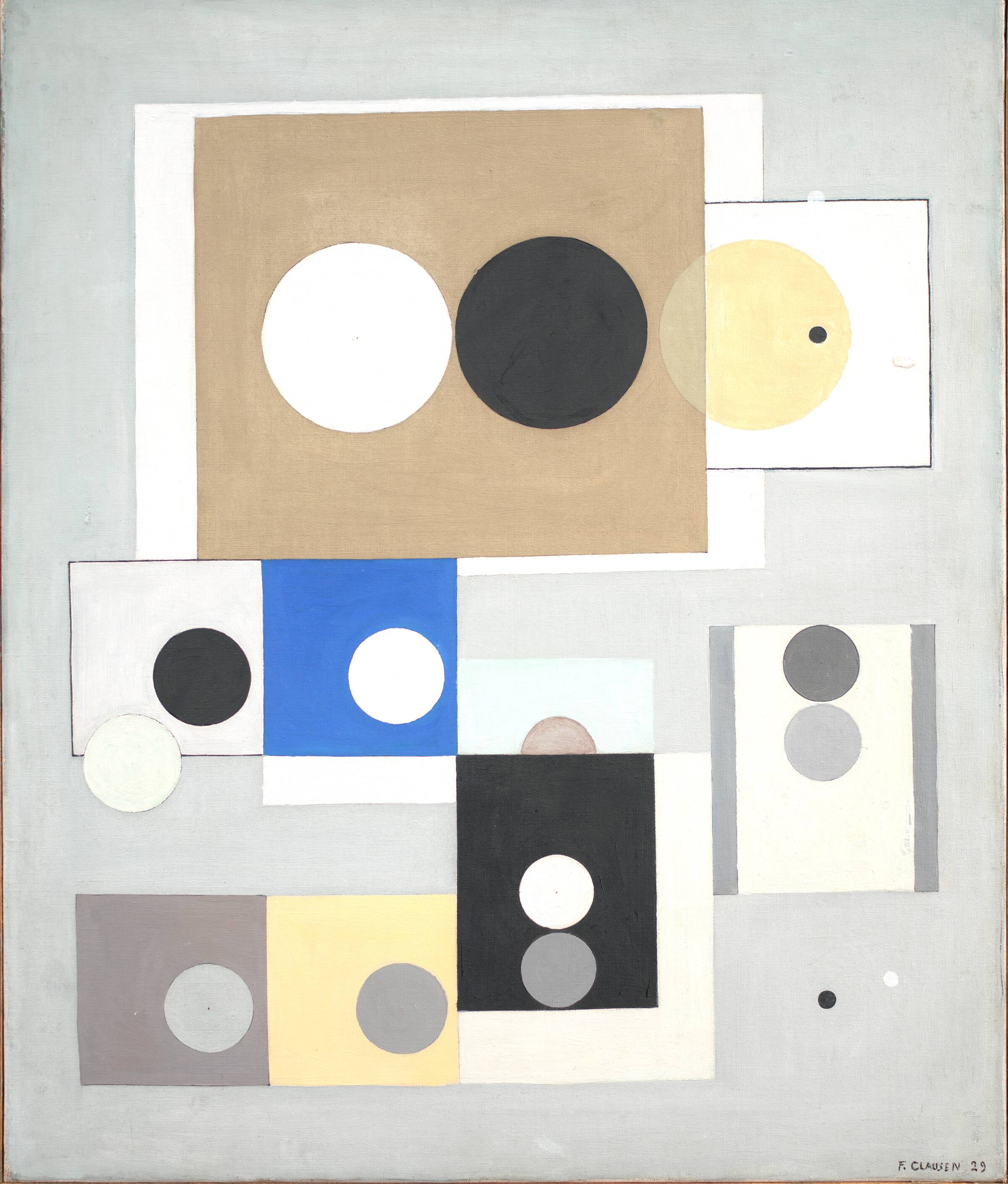 Cercle et Carré (Cirkel og firkant), Franciska Clausen, 1930