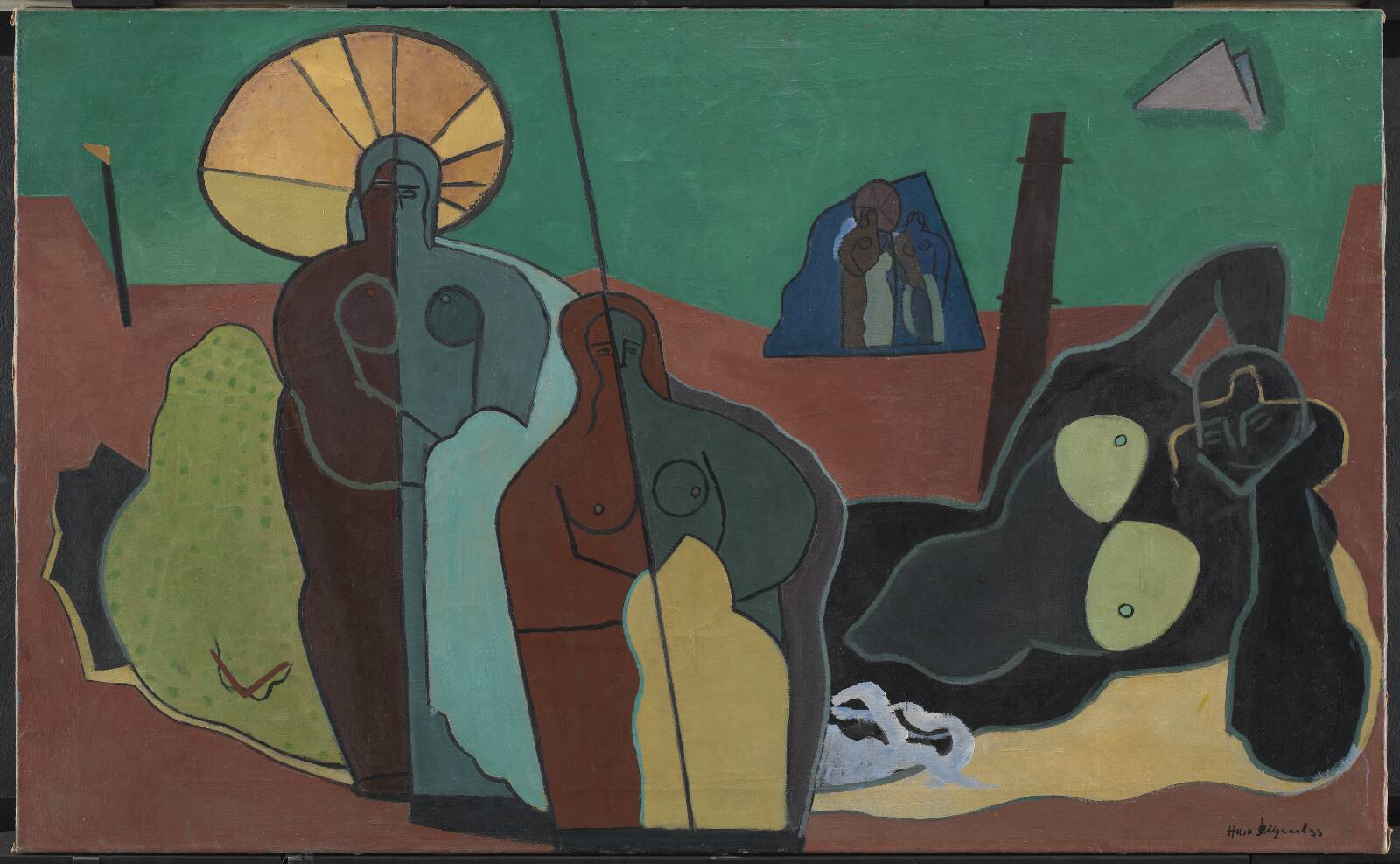 Figurkomposition, Hans Øllgaard, 1933