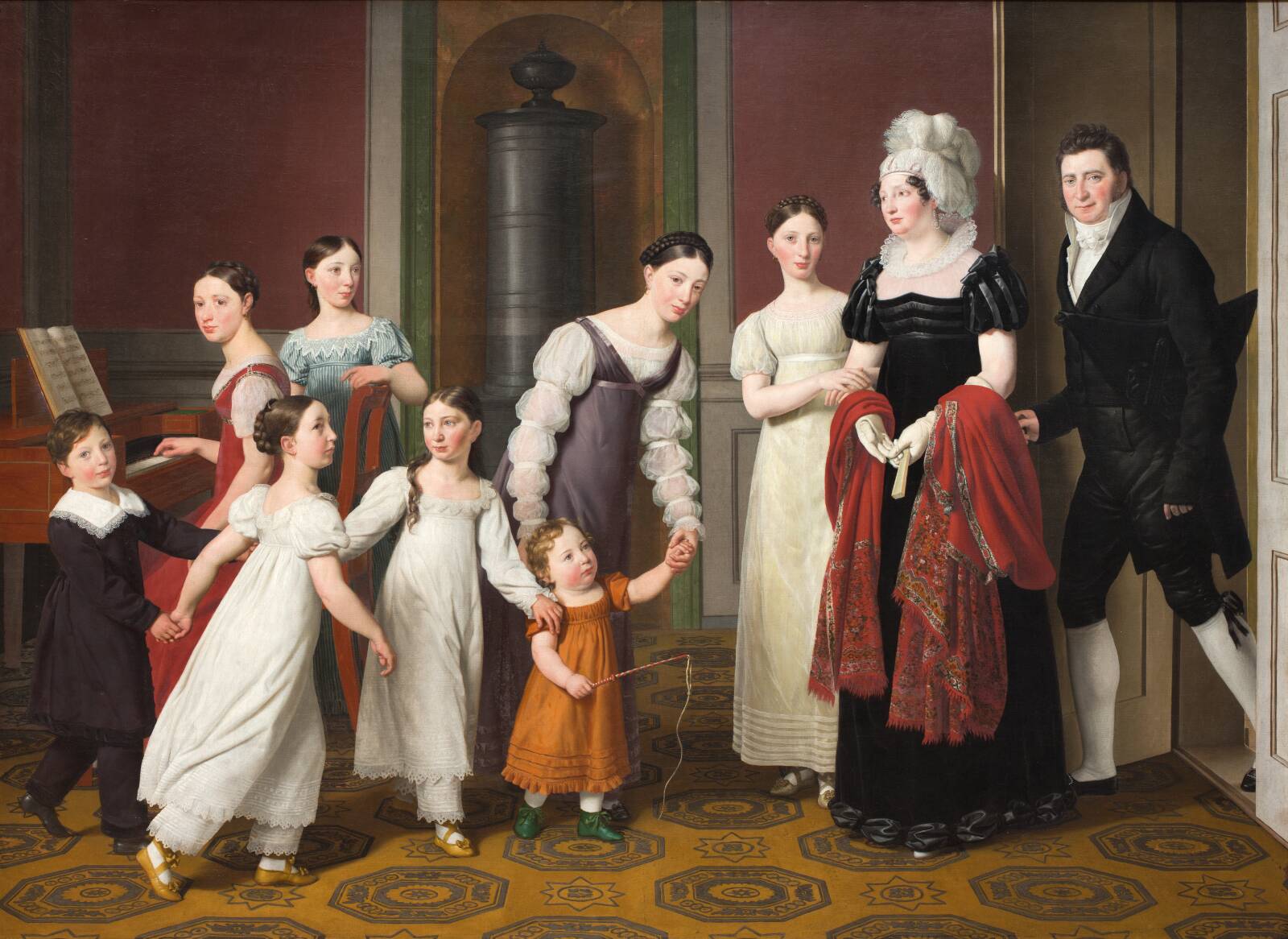 Familien Nathanson, C.W. Eckersberg, 1818