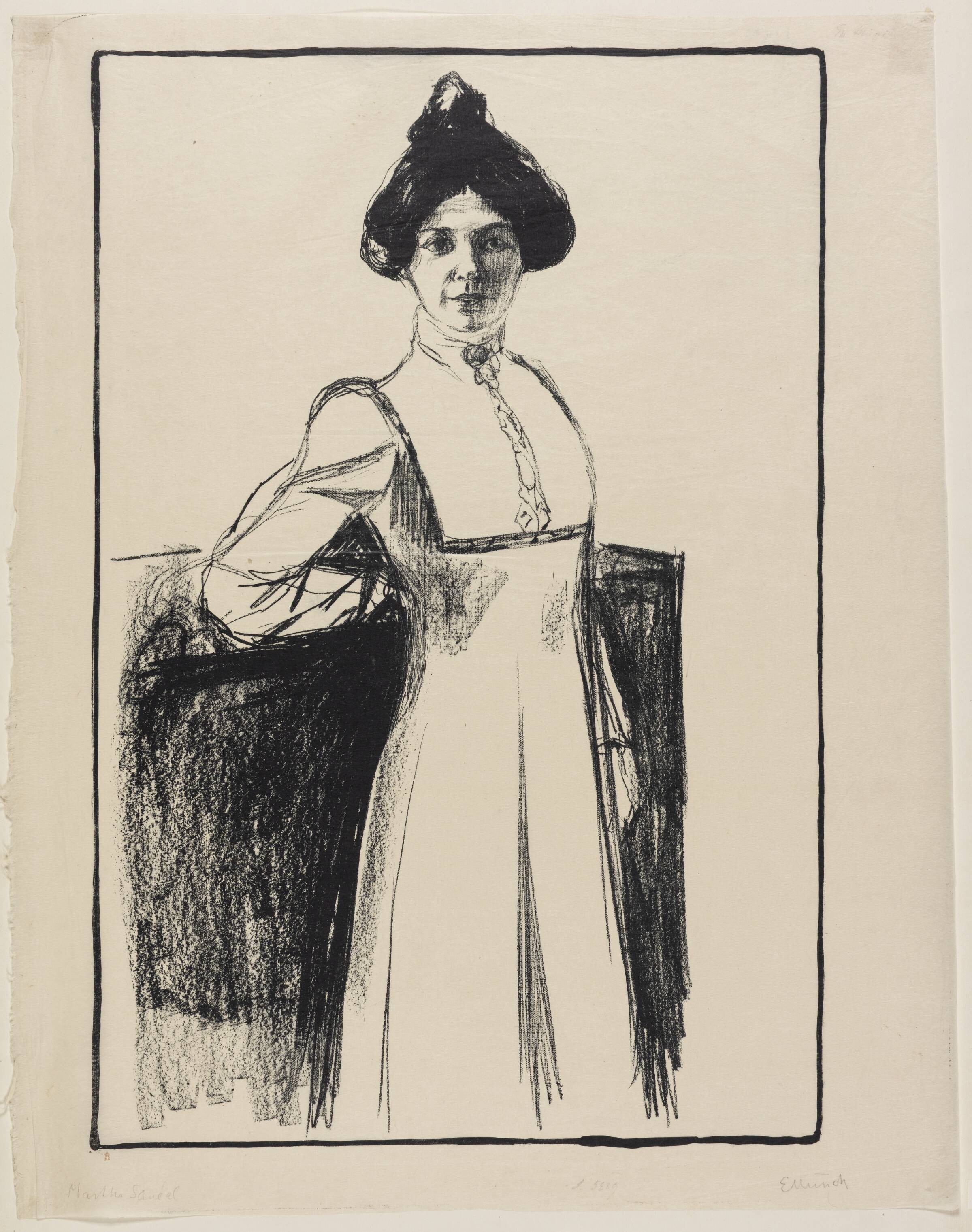 Marta Sandal, Edvard Munch, 1902
