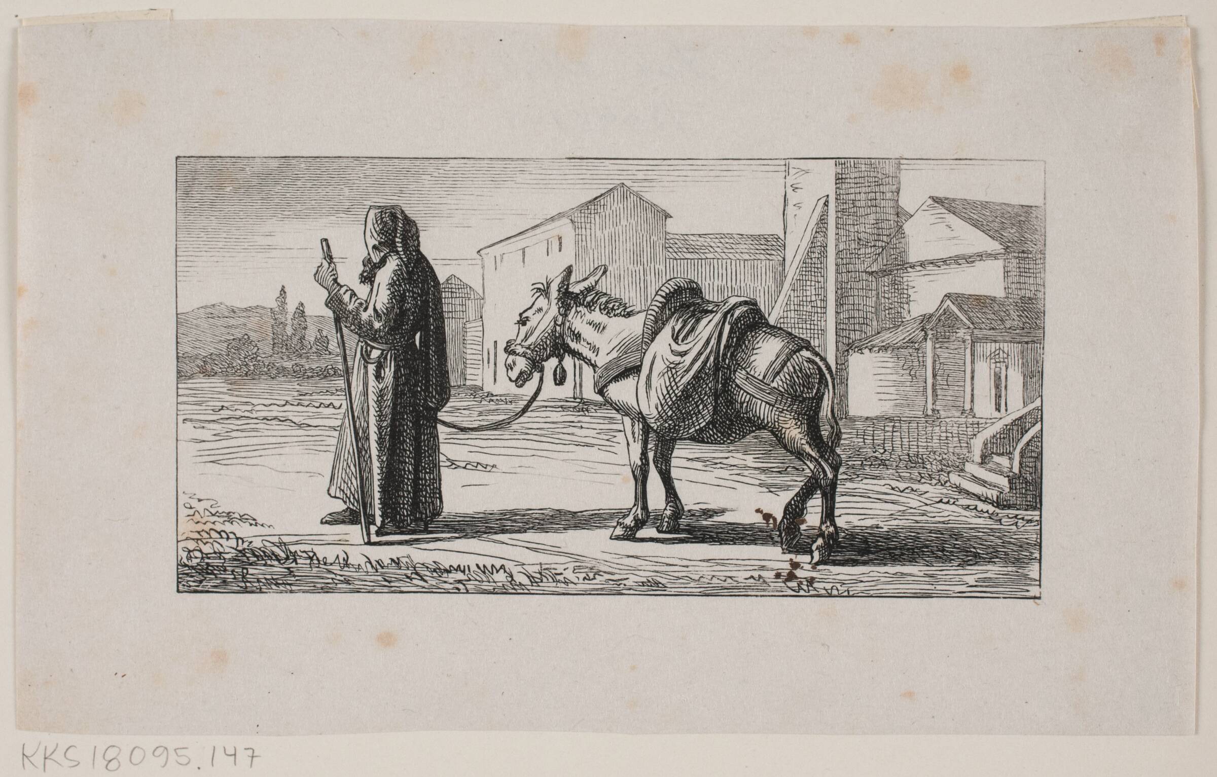 Prøvetryk til Chr. Winthers A.B.C., H.P. Hansen, 1863