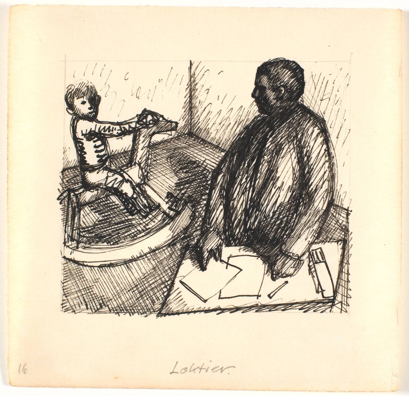 Lektier, Palle Nielsen, 1949