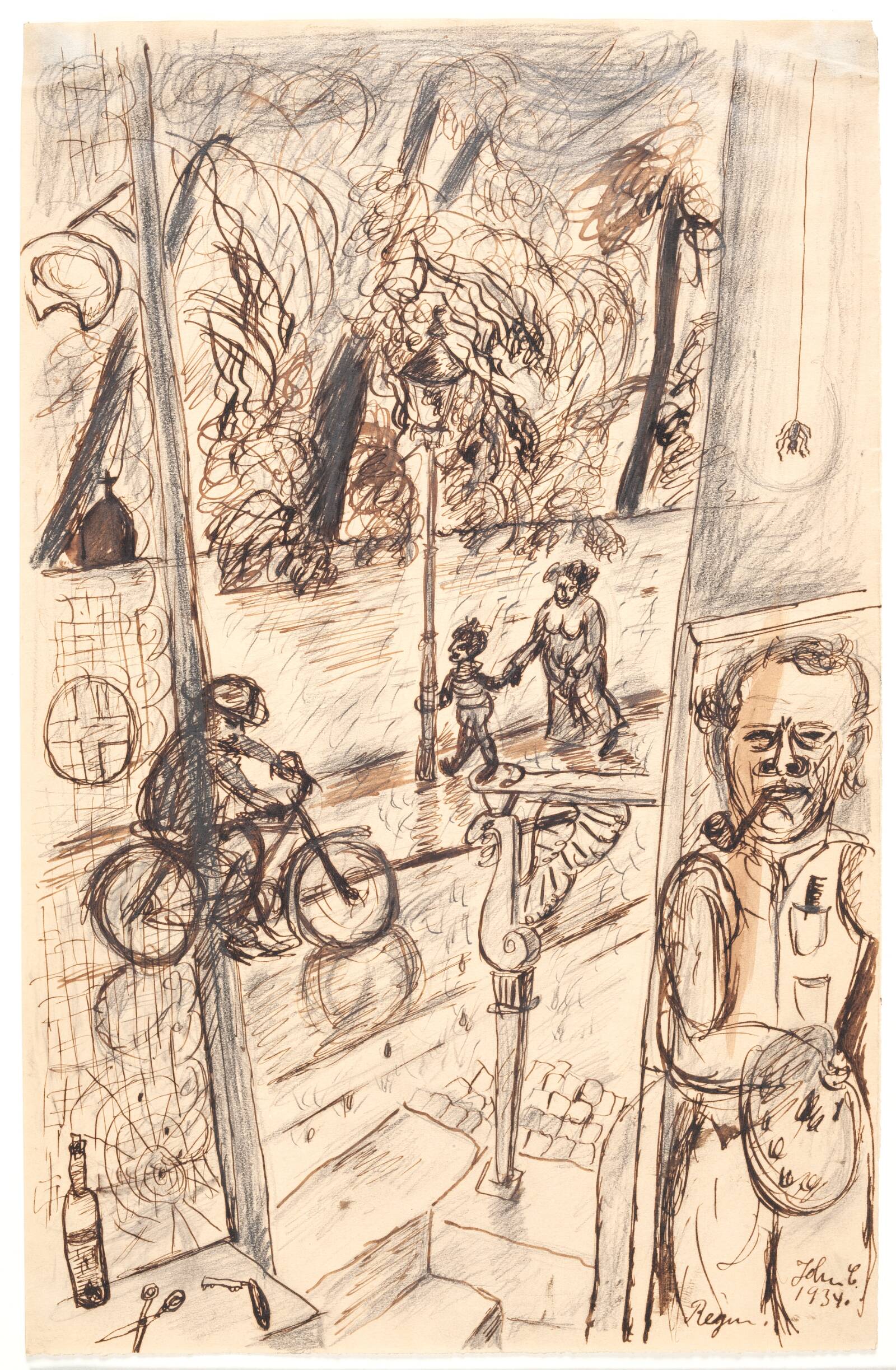 Regn, John Christensen, 1934