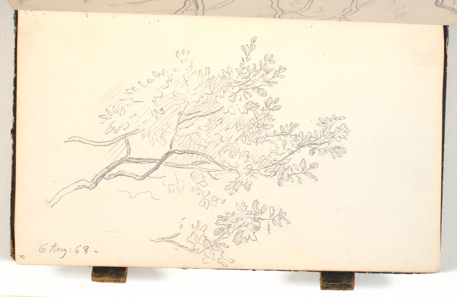 Grene med løv, P.C. Skovgaard, 1868