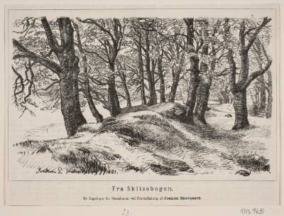 Fra hestehaven ved Fredriksborg