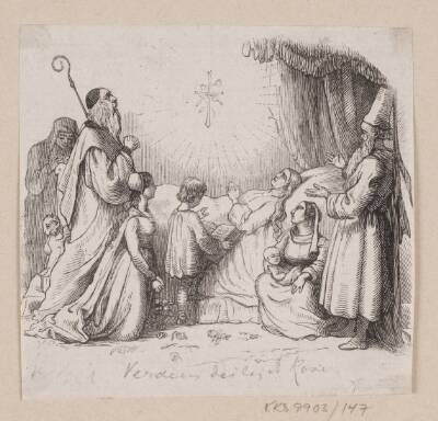 Illustration til "Verdens dejligste Rose" i H.C. Andersen, "Eventyr og Historier", Bind 2