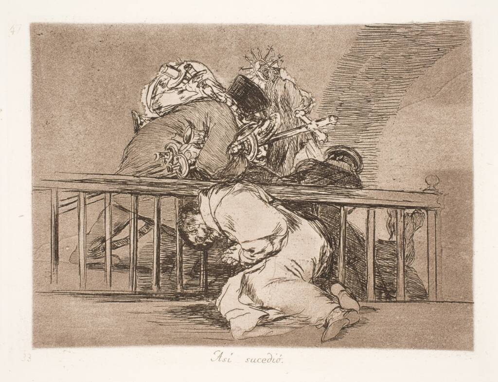 Sådan er det hændt (47), Francisco de Goya, 1810-1820