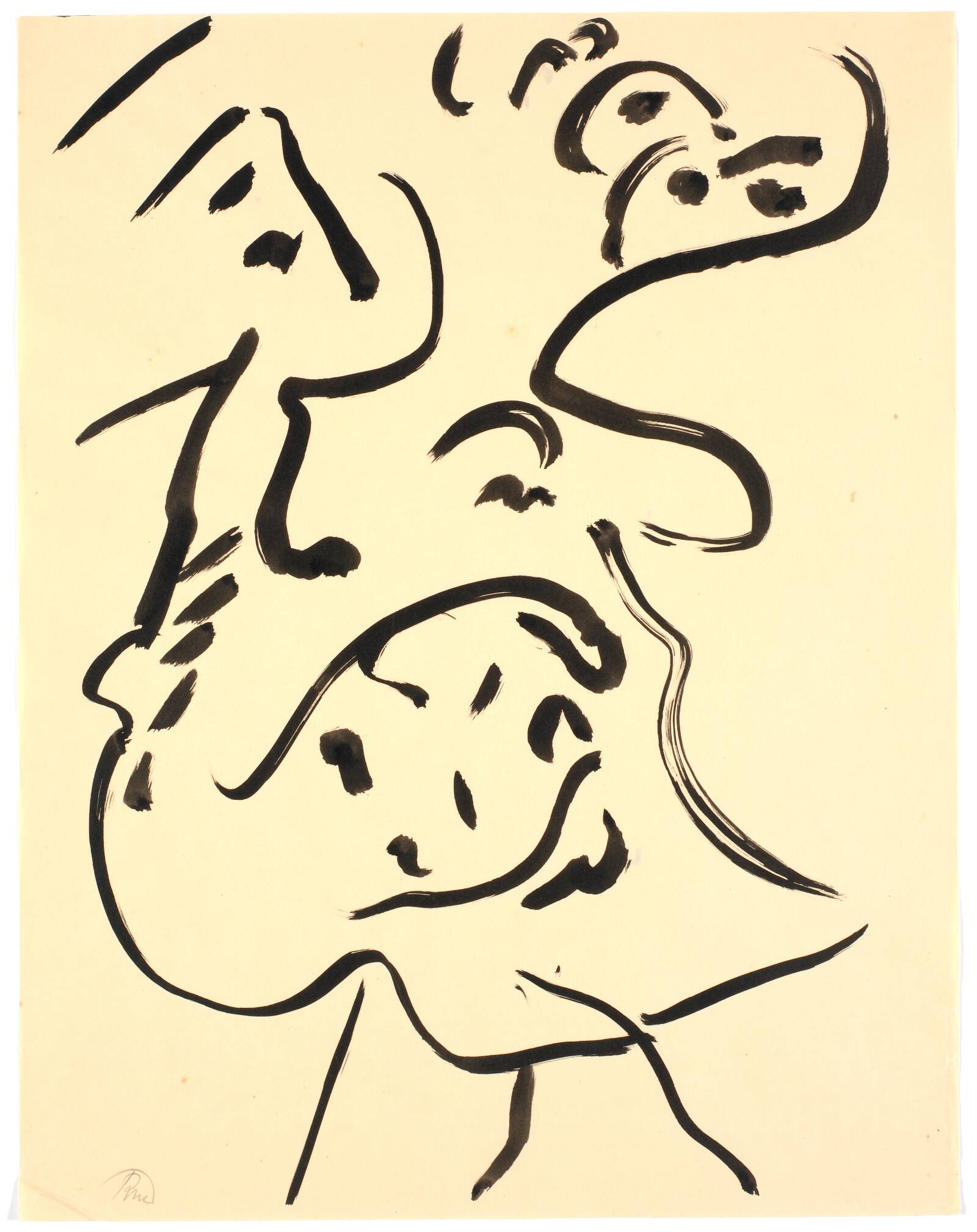 Mor-barn figur, Richard Mortensen, 1942-1944