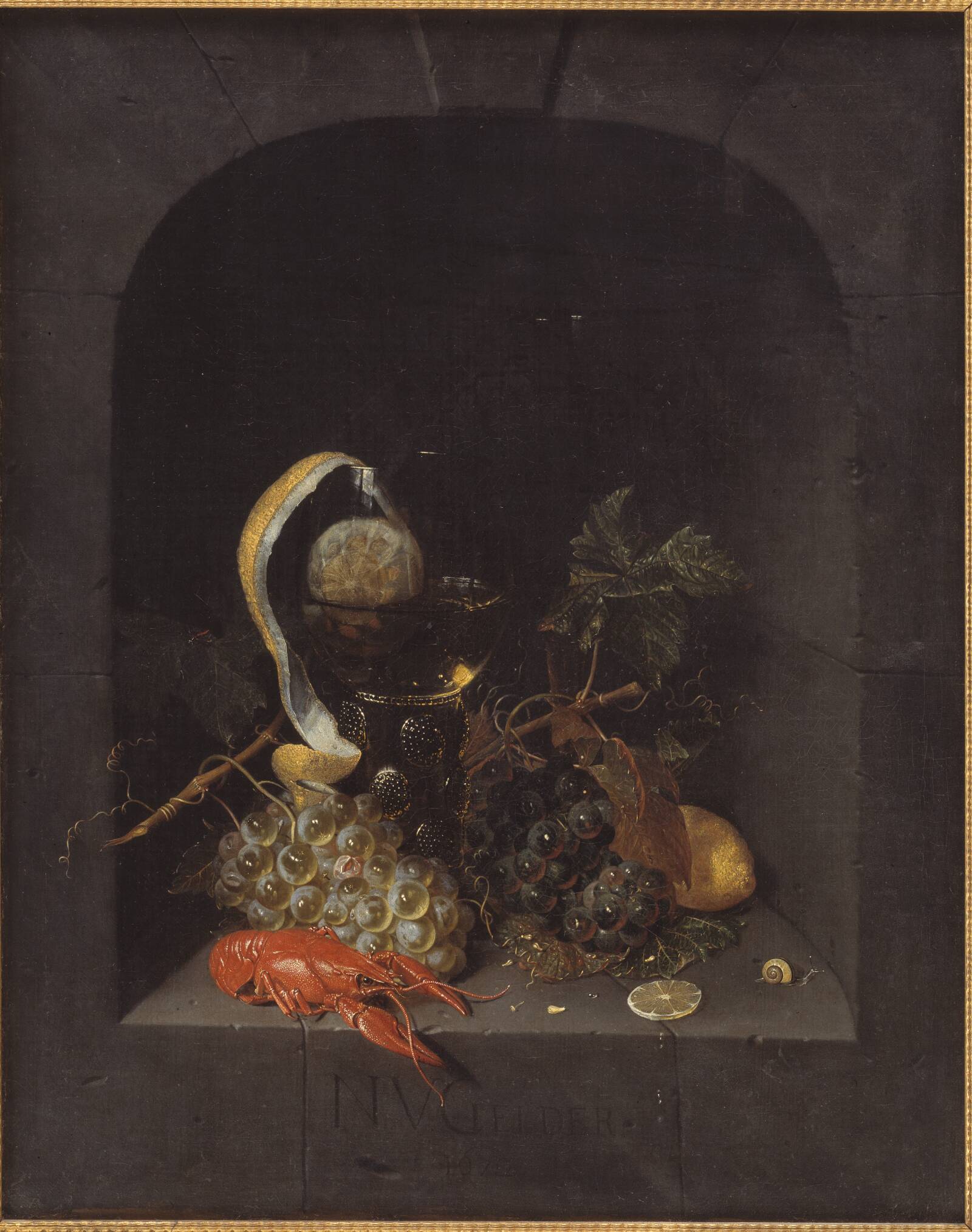 Stilleben, Nicolaes van Gelder, 1672
