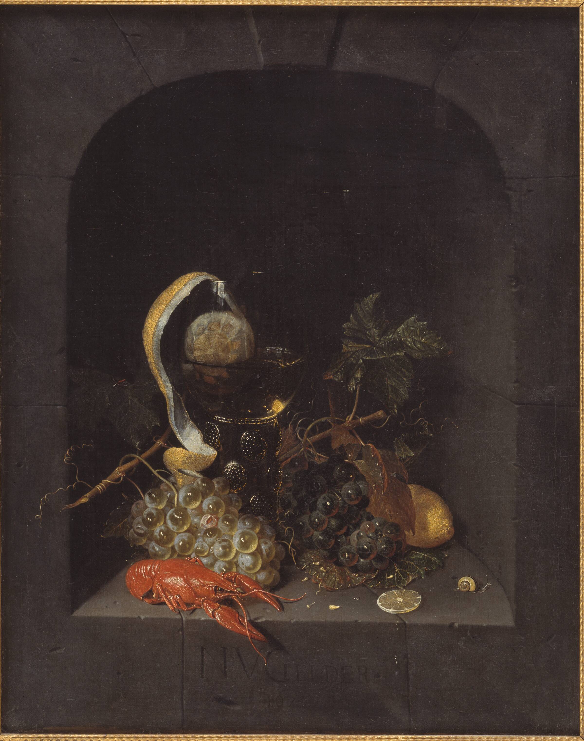 Stilleben, Nicolaes van Gelder, 1672