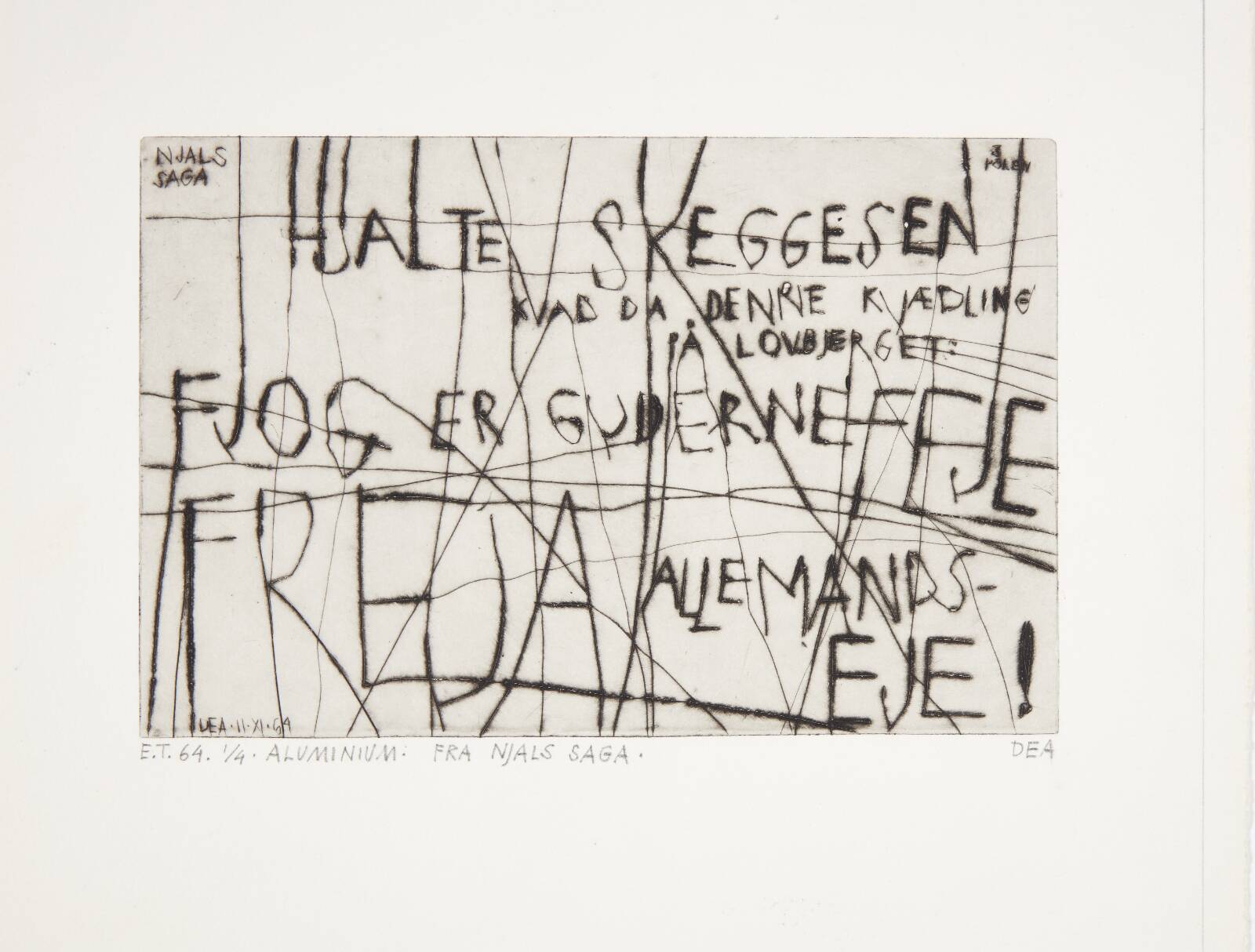 Fra Njals saga, Dea Trier Mørch, 1964