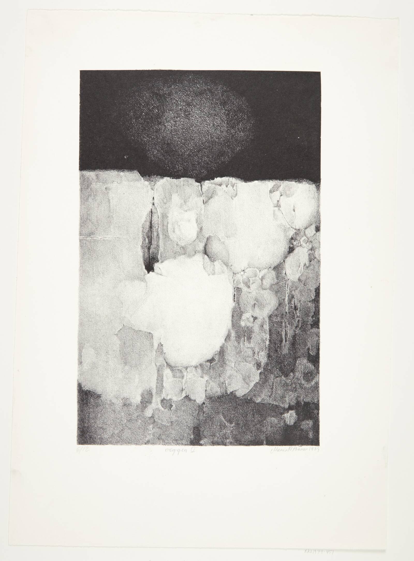 "Væggen V", Maria Malgorzata Buras, 1974