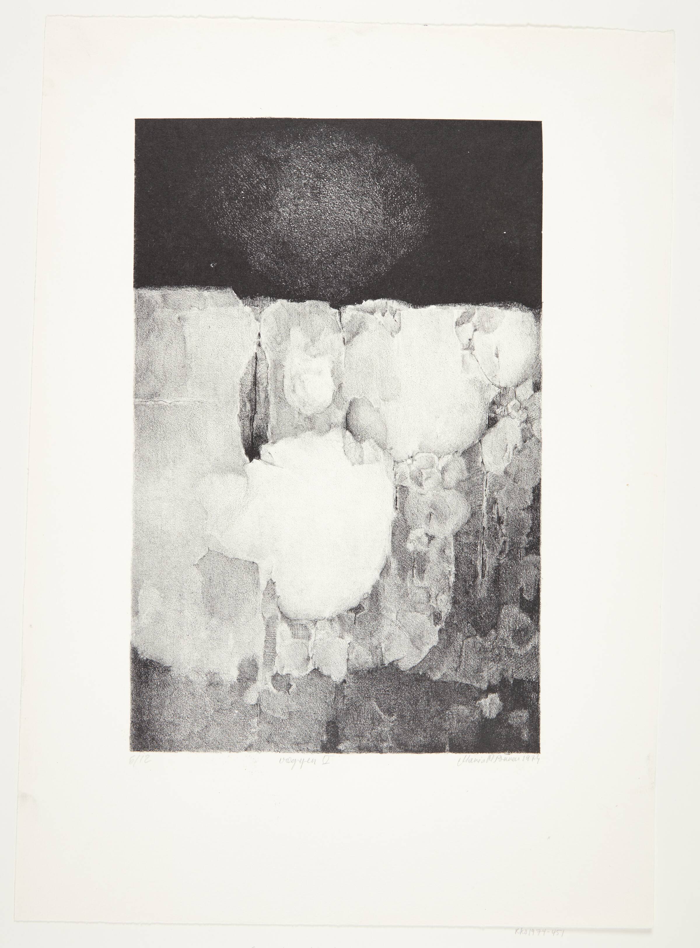 "Væggen V", Maria Malgorzata Buras, 1974