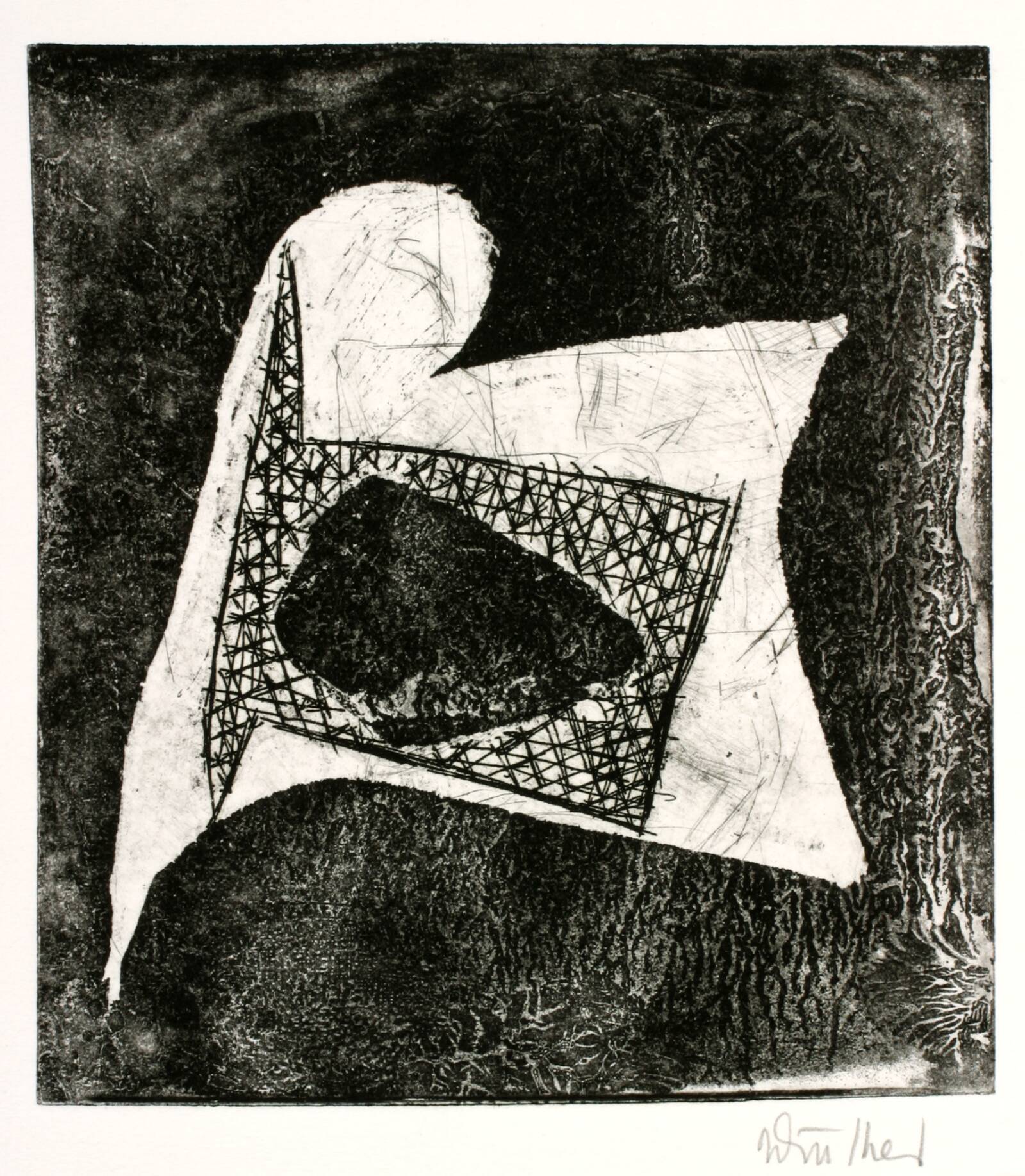 Komposition, Richard Winther, 1958