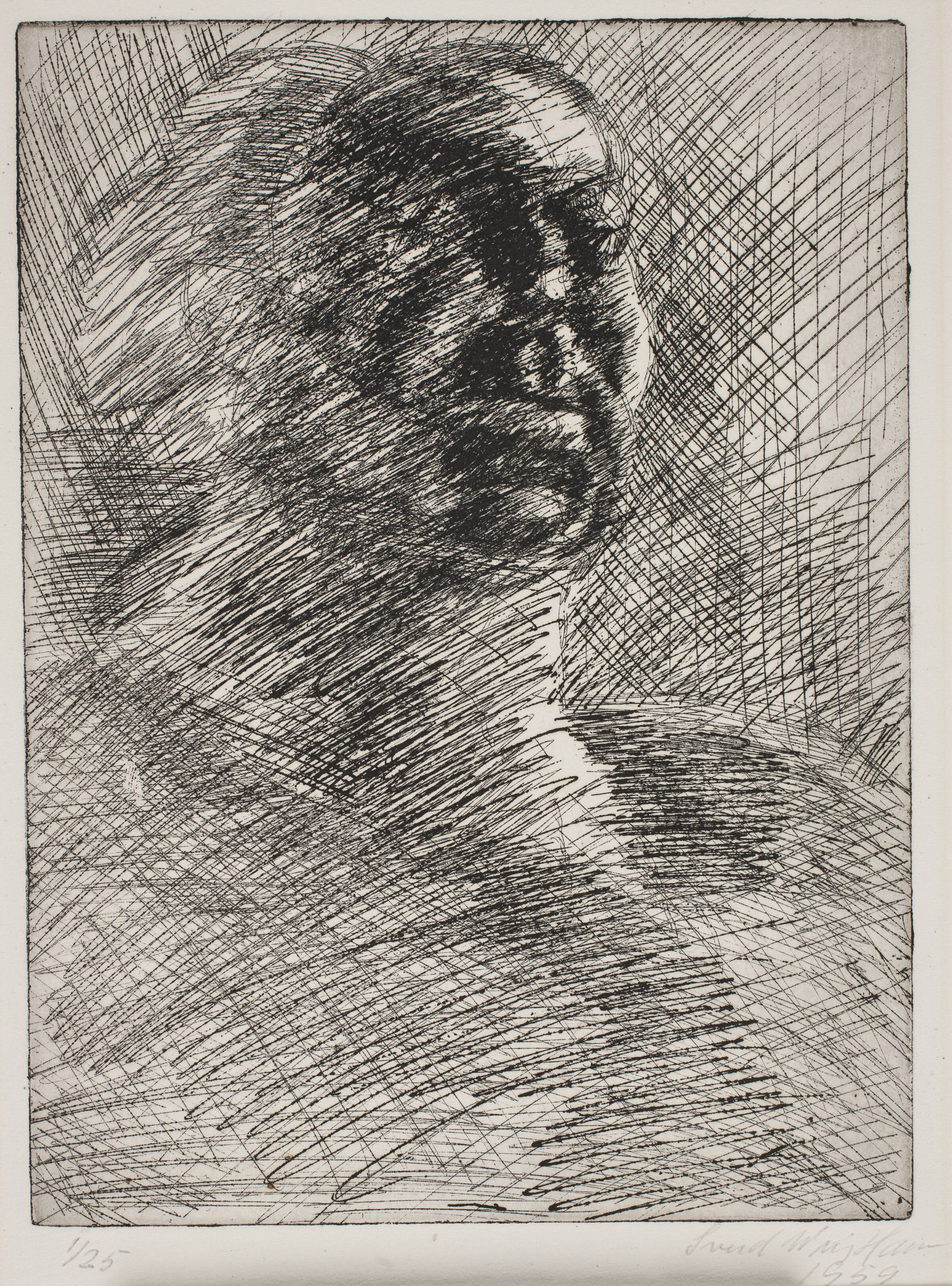 Dobbeltportræt, Svend Wiig Hansen, 1958