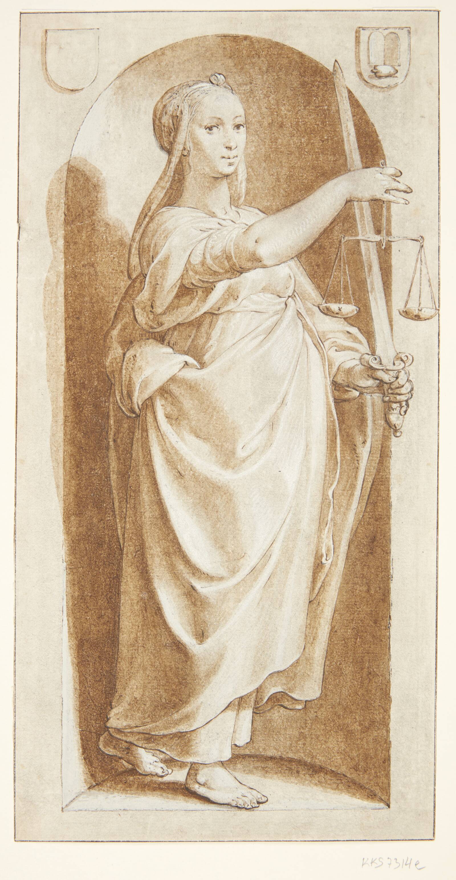Retfærdighed, Hendrick Goltzius, 1592