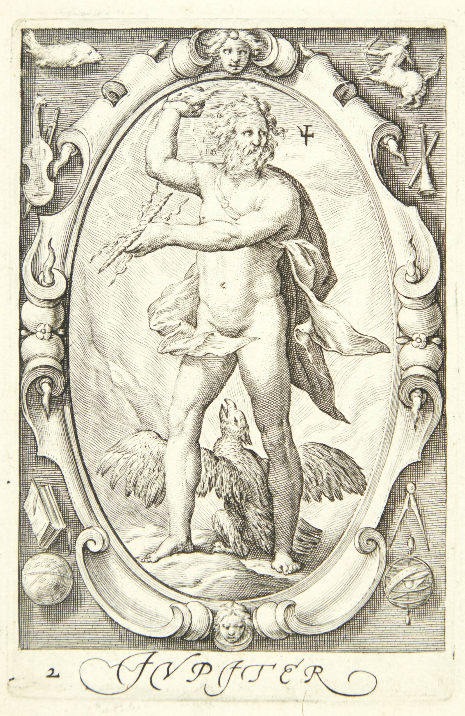Jupiter, Jacob Matham, 1597