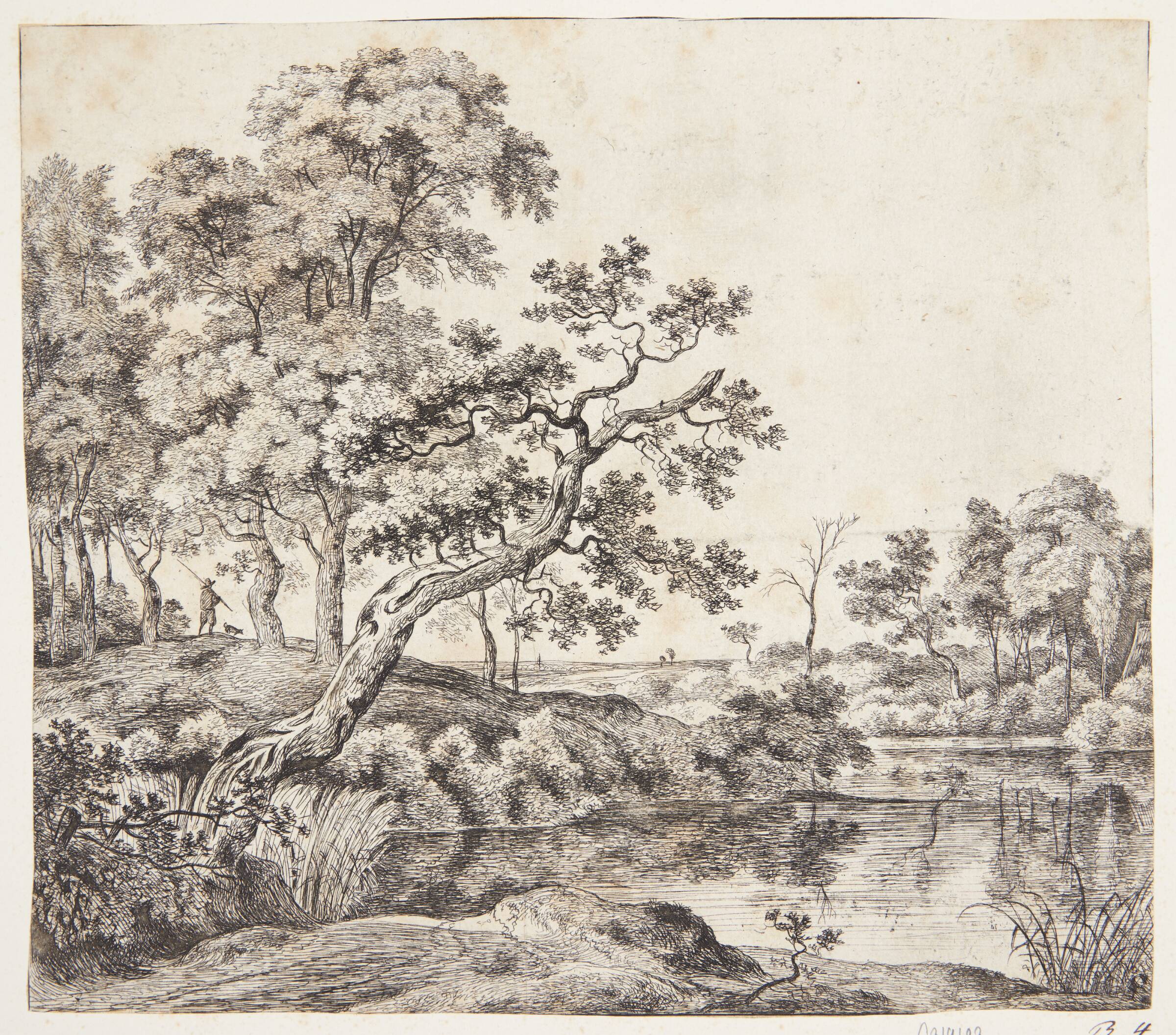 Det hældende træ, Jan Hackaert, 1628-1685