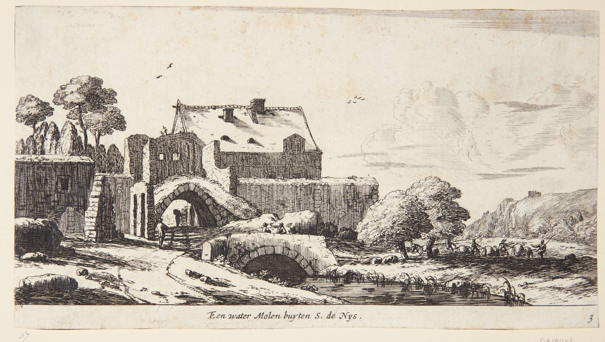 En vandmølle nær Saint Denis