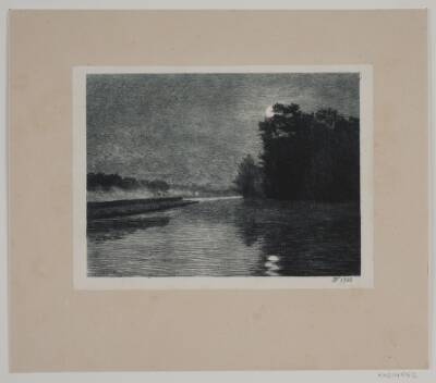 Landskab. Måneskin