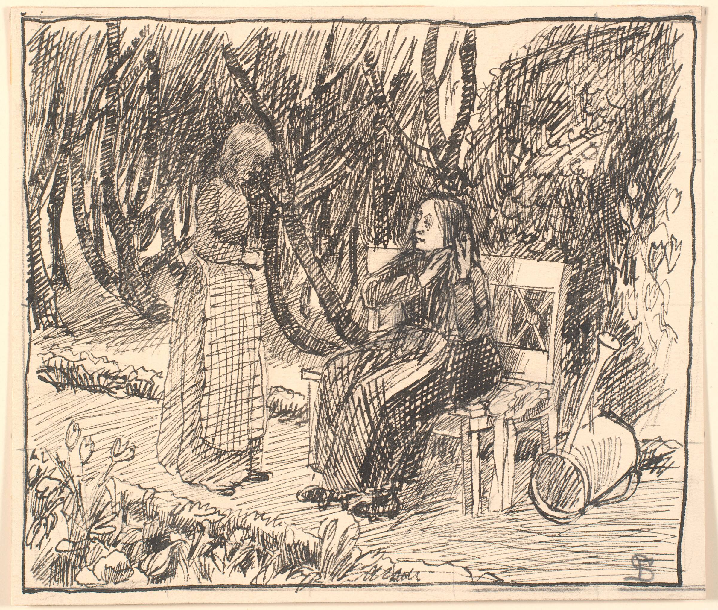 Jeg har ikke noget at give dig..., Fritz Syberg, 1901